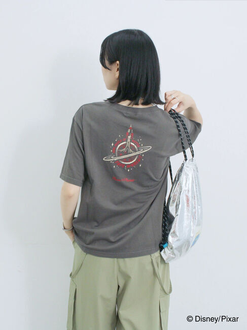 Samansa Mos2 blue「トイ・ストーリー/キャミセットTシャツ」|Tシャツ・カットソー|