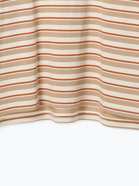 SM2「マルチボーダー袖スリットリボンTシャツ」|Tシャツ・カットソー|