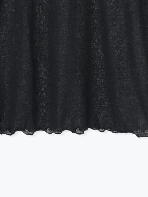 Samansa Mos2「袖シアー切替メローカットソー」|Tシャツ・カットソー|