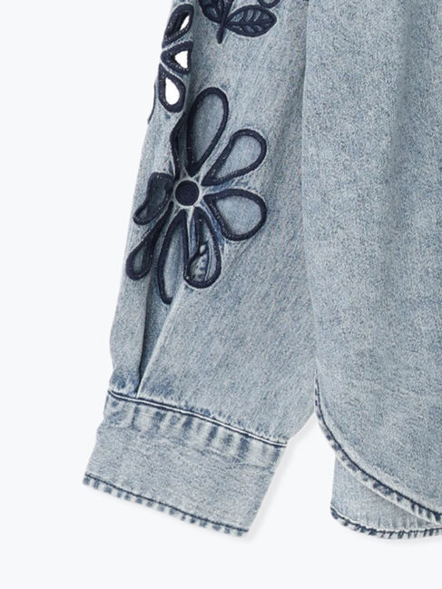 SM2「くり抜きフラワー刺繍シャツ」|シャツ・ブラウス|