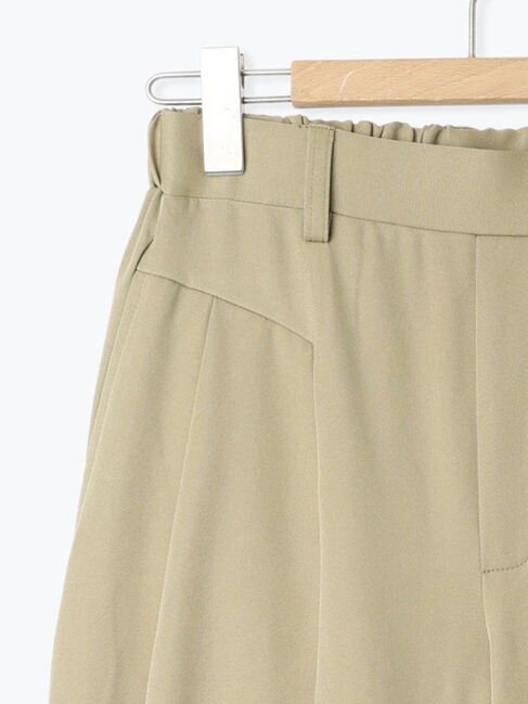 Samansa Mos2 blue「切り替えタックパンツ」|その他|