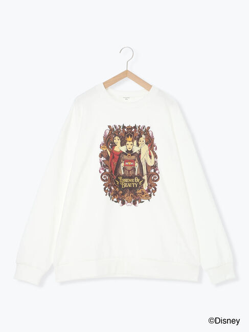 Samansa Mos2 blue「【Disney】ヴィランズ/裏毛スウェット」|Tシャツ・カットソー|