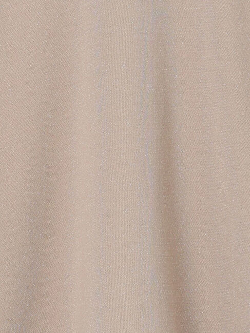 Samansa Mos2 blue「ラメ裏毛プルオーバー」|Tシャツ・カットソー|