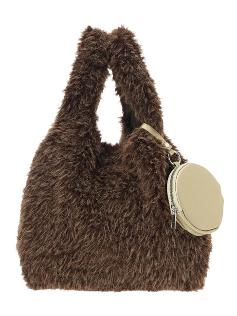 Samansa Mos2 blue「フェイクファーマルシェバッグ」|その他|