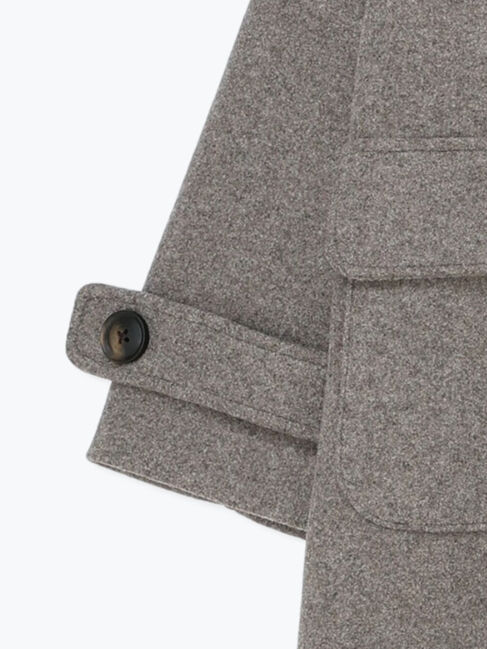 Samansa Mos2「ウールライクスタンドネックコート」|その他|