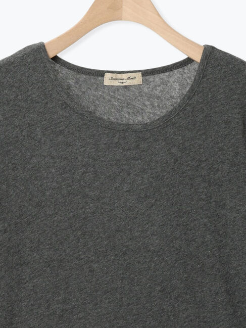 Samansa Mos2「【吸湿発熱】ベア天無地クルーネック」|Tシャツ・カットソー|