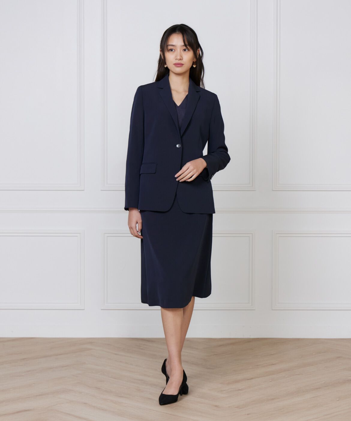 INED「《大きいサイズ》テーラードジャケット」|テーラードジャケット|