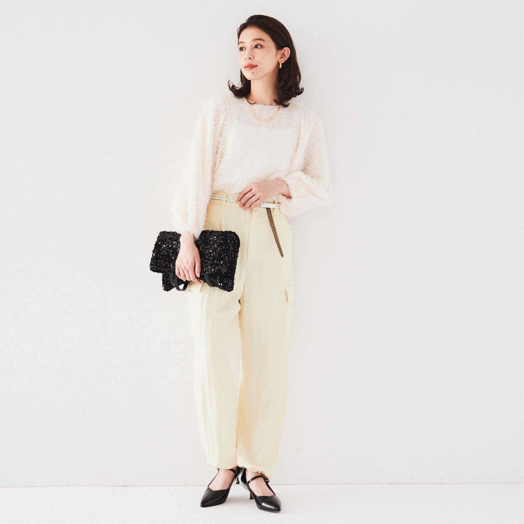 UNTITLED「【パウダータッチ/薄手】大人カーゴパンツ」|その他|