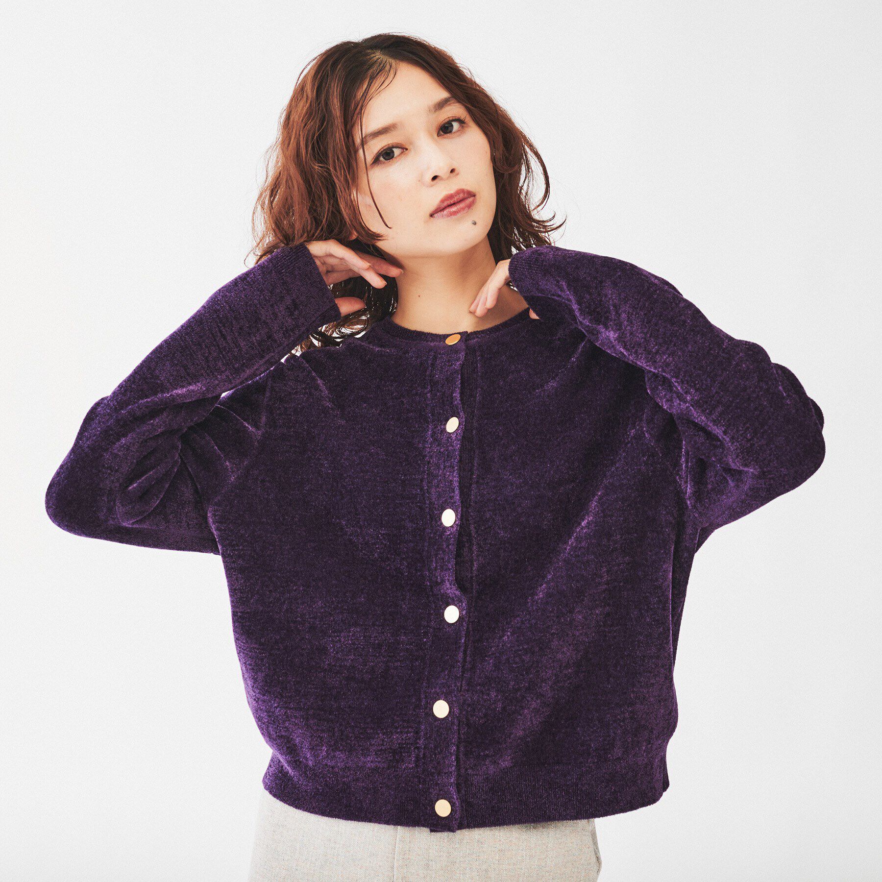 UNTITLED「【アンサンブル＆セットアップ可能】モールカーディガン」|カーディガン|