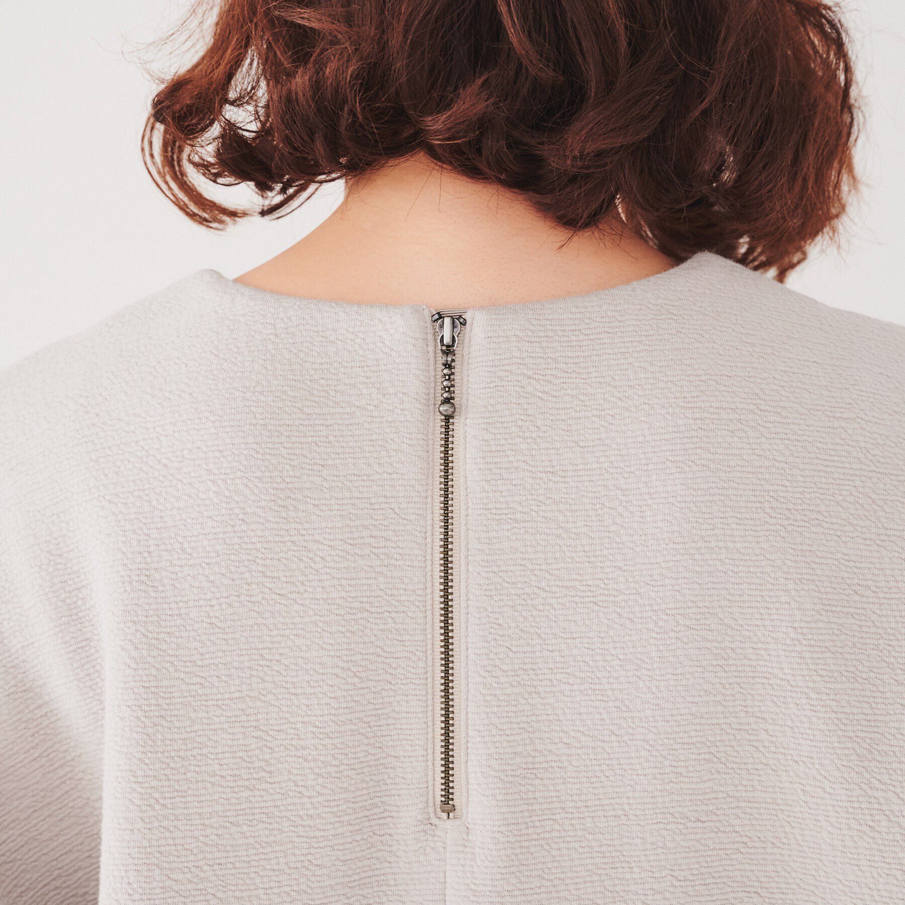 UNTITLED「【洗える】ウェーブ調ジャージトップス」|Tシャツ・カットソー|