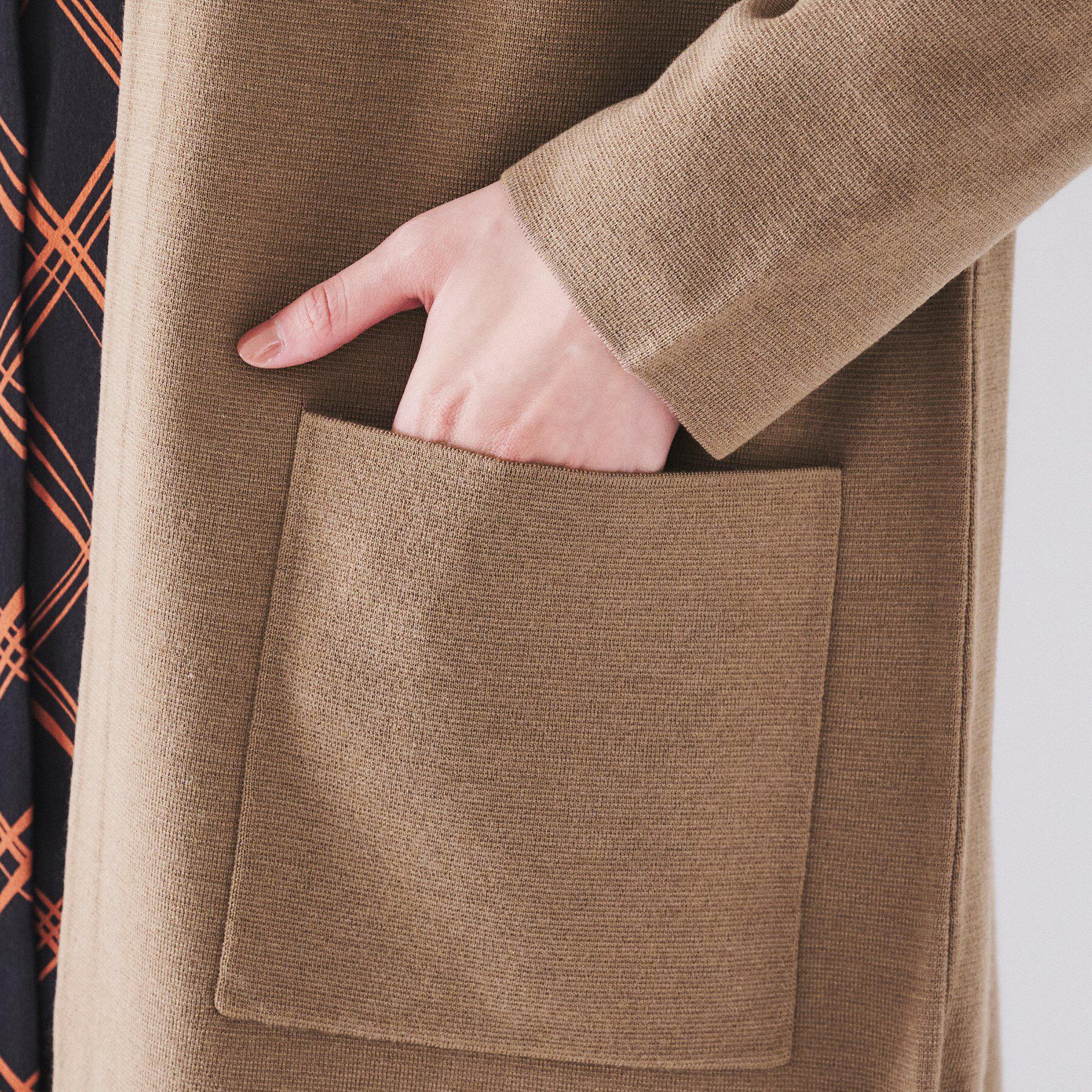 UNTITLED「【きれいめ/洗える】ミラノリブ ロングニットカーディガン」|カーディガン|