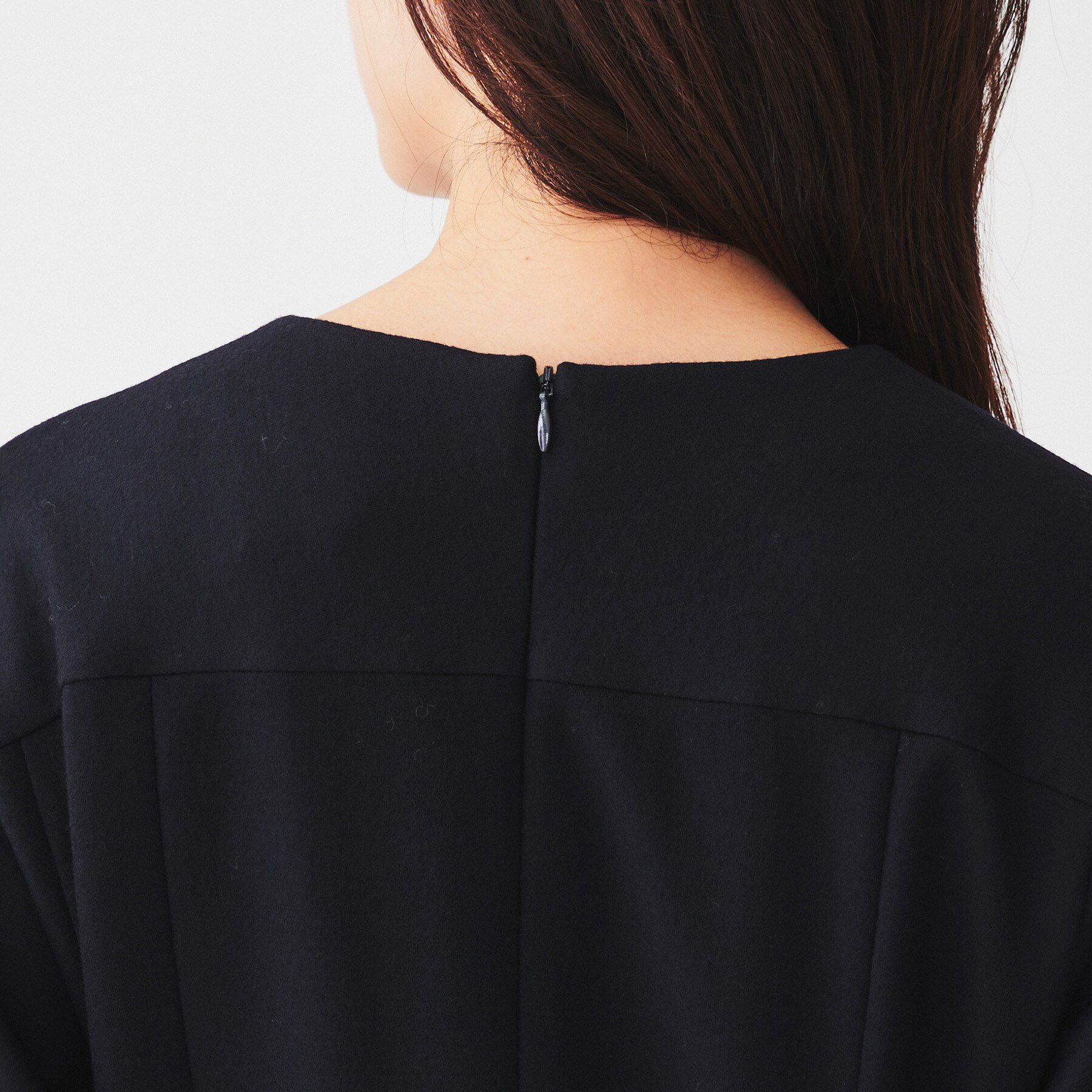 UNTITLED「【日本製/きれい目/ベルト付】ミルドジャージワンピース」|ワンピース|