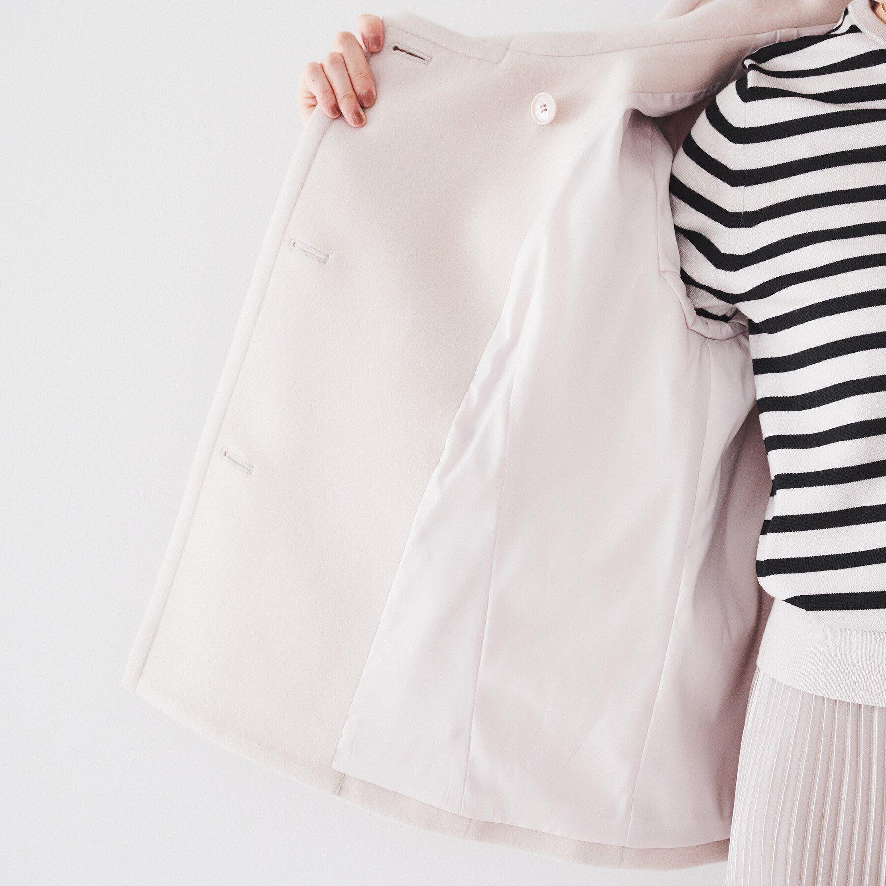 UNTITLED「【日本製】2WAYウールショートコート」|その他|