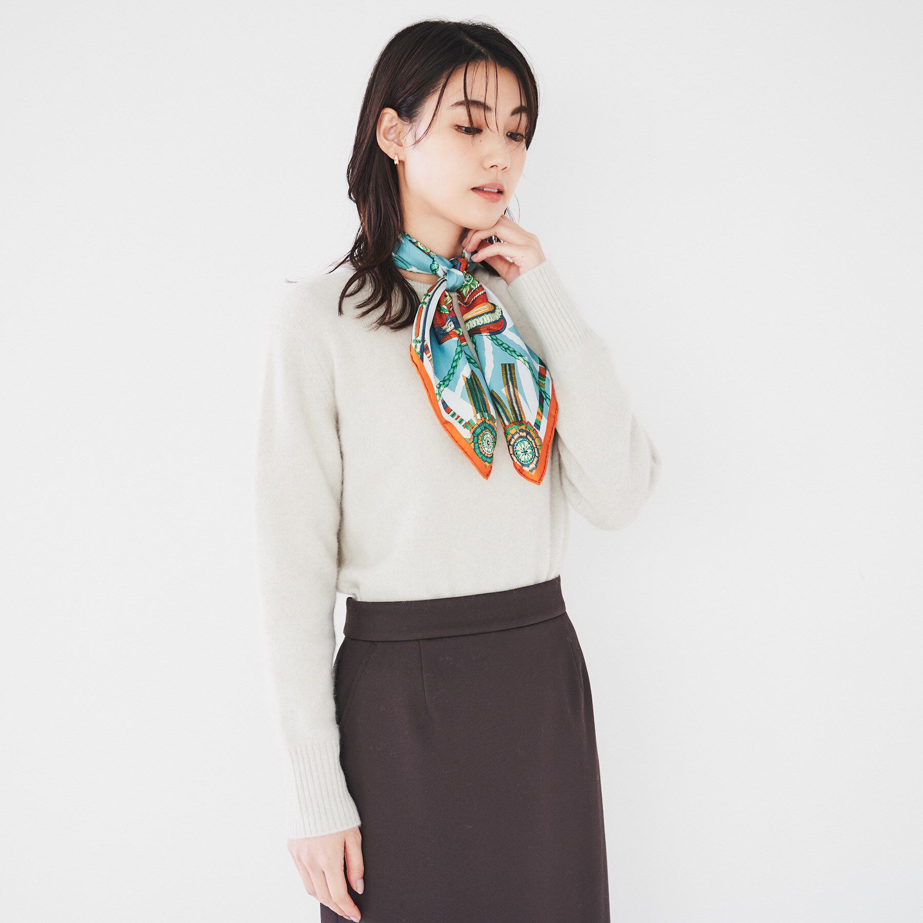 UNTITLED「ウールフォックス クルーネックプルオーバーニット」|ニット・セーター|