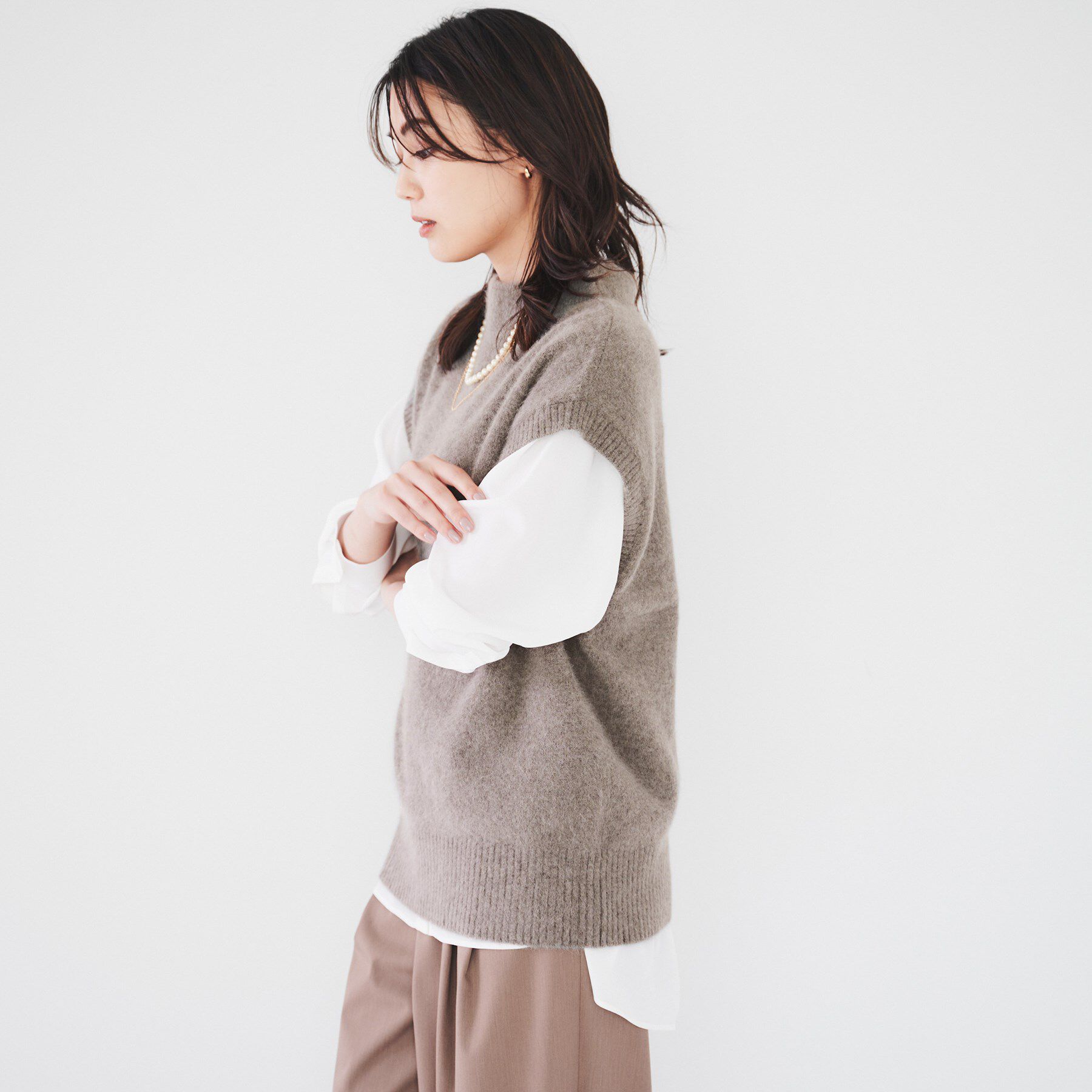 UNTITLED「ウールフォックス ベストニット」|ニット・セーター|