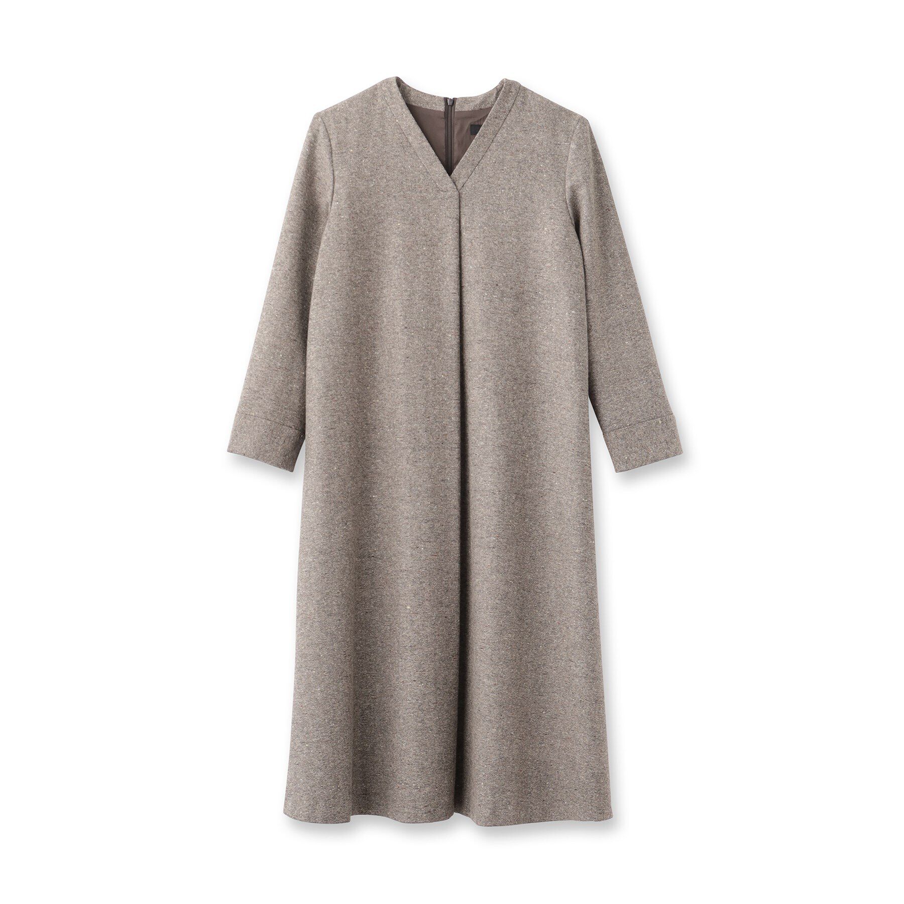 UNTITLED「【ポケット付/きれいめ】ネップツイード Aラインワンピース」|ワンピース|