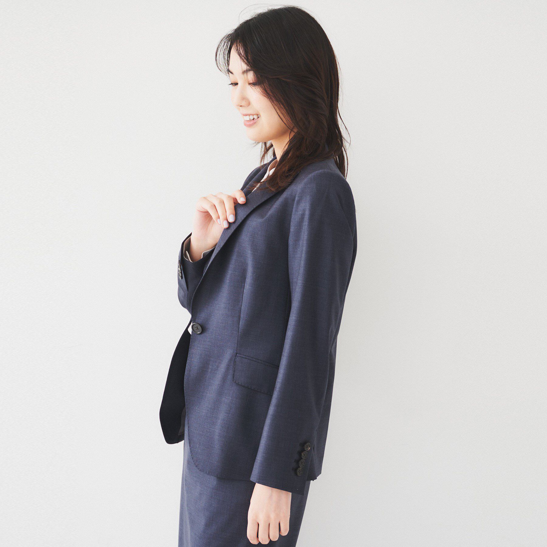 UNTITLED「【通勤スーツ】ウーステッド テーラードジャケット」|テーラードジャケット|