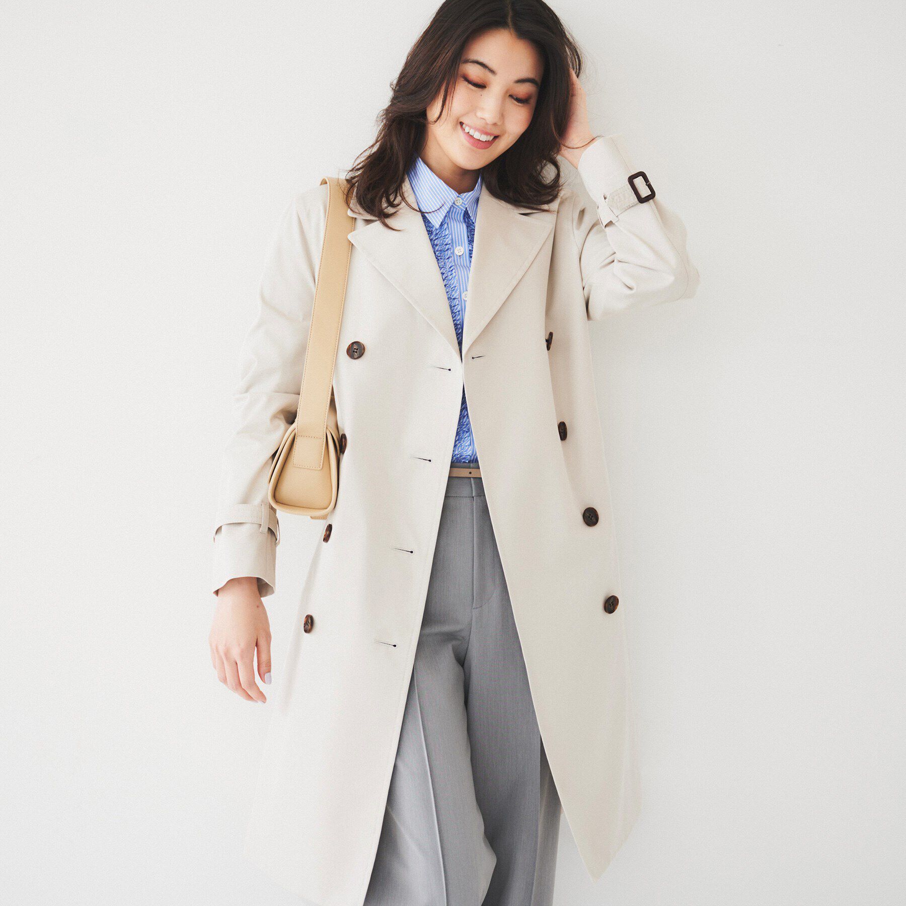 UNTITLED「【オフィス/ハレの日】ライナー付きトレンチコート」|トレンチコート|