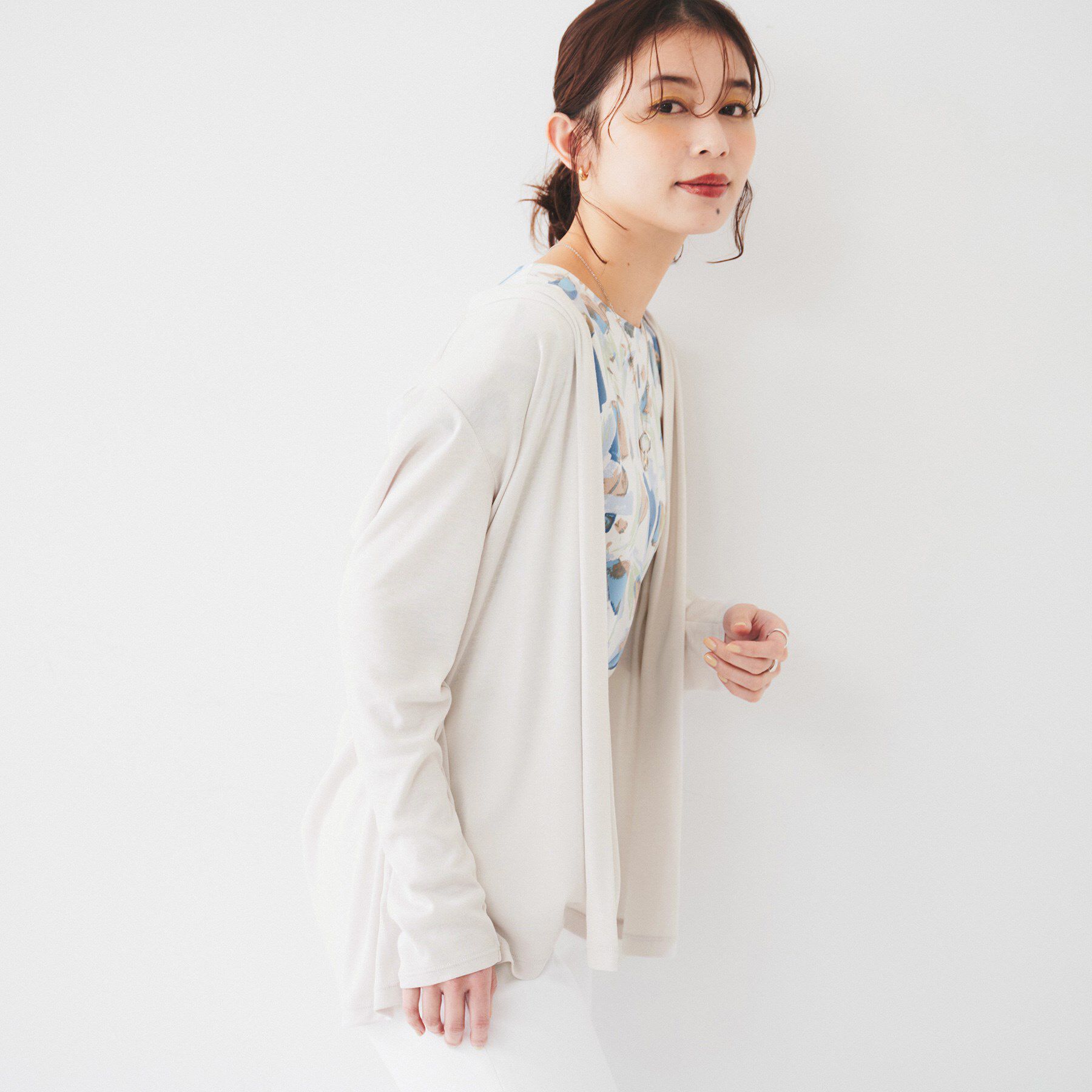 UNTITLED「【接触冷感/UV機能/遮熱】ジャージカーディガン」|カーディガン|