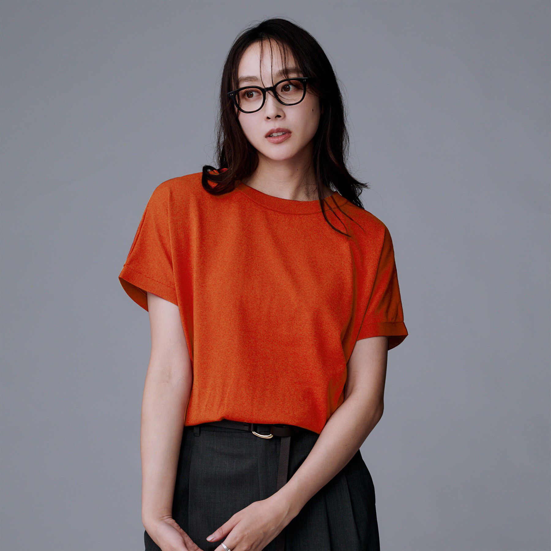 UNTITLED「【洗える/前後2WAY】ネックプルオーバーニット」|ニット・セーター|