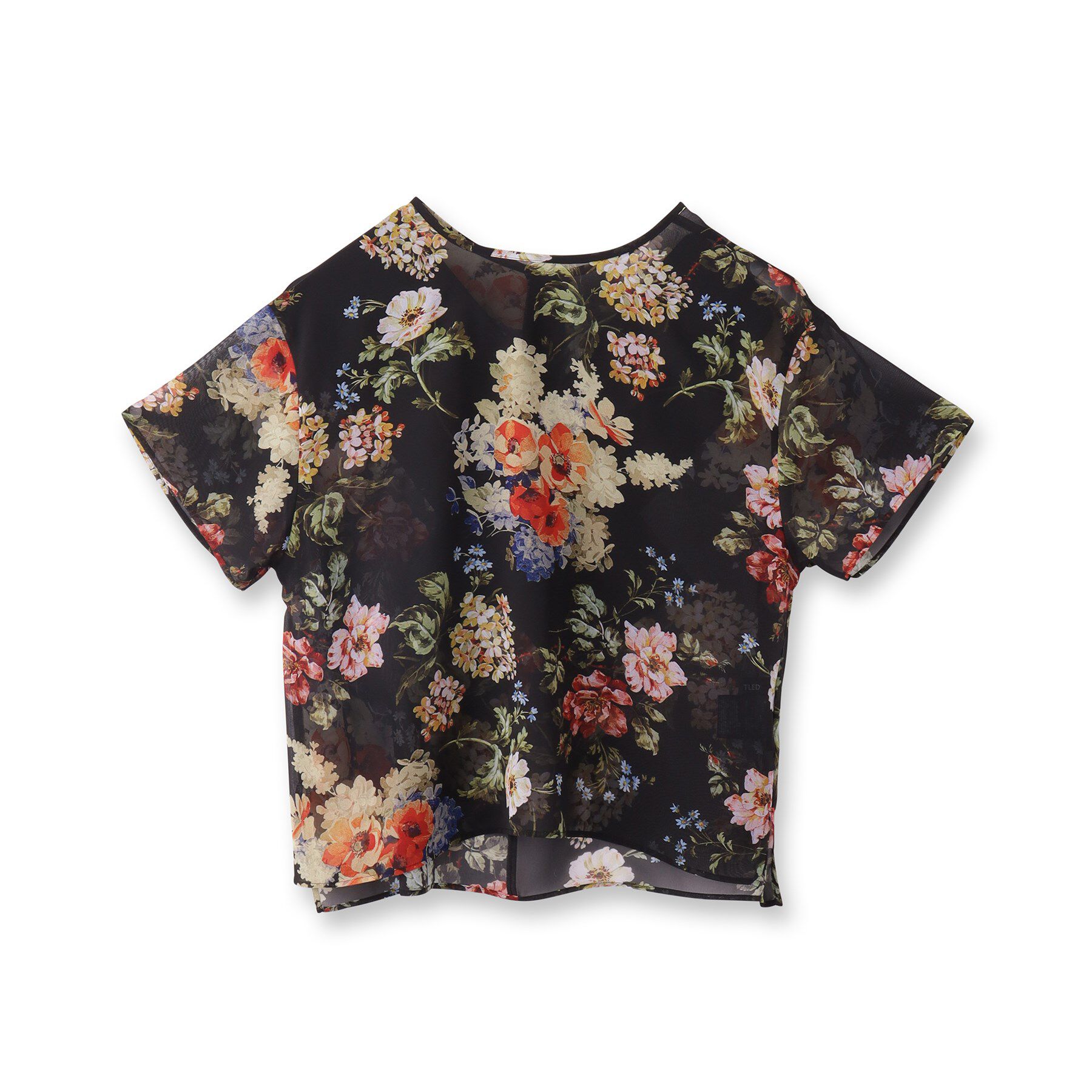 UNTITLED「【セットアップ可/花柄エレガント】アンティークフラワー柄ブラウス」|シャツ・ブラウス|