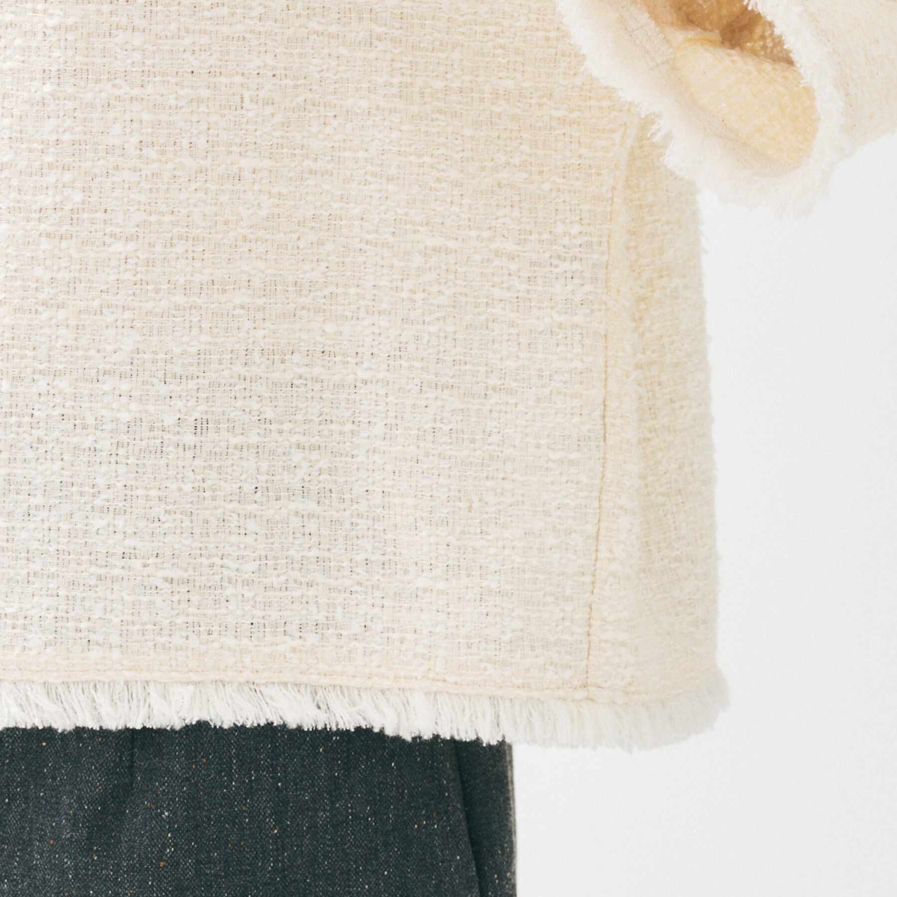 UNTITLED「【きれいめ／体型カバー】ツイードドルマントップス」|シャツ・ブラウス|