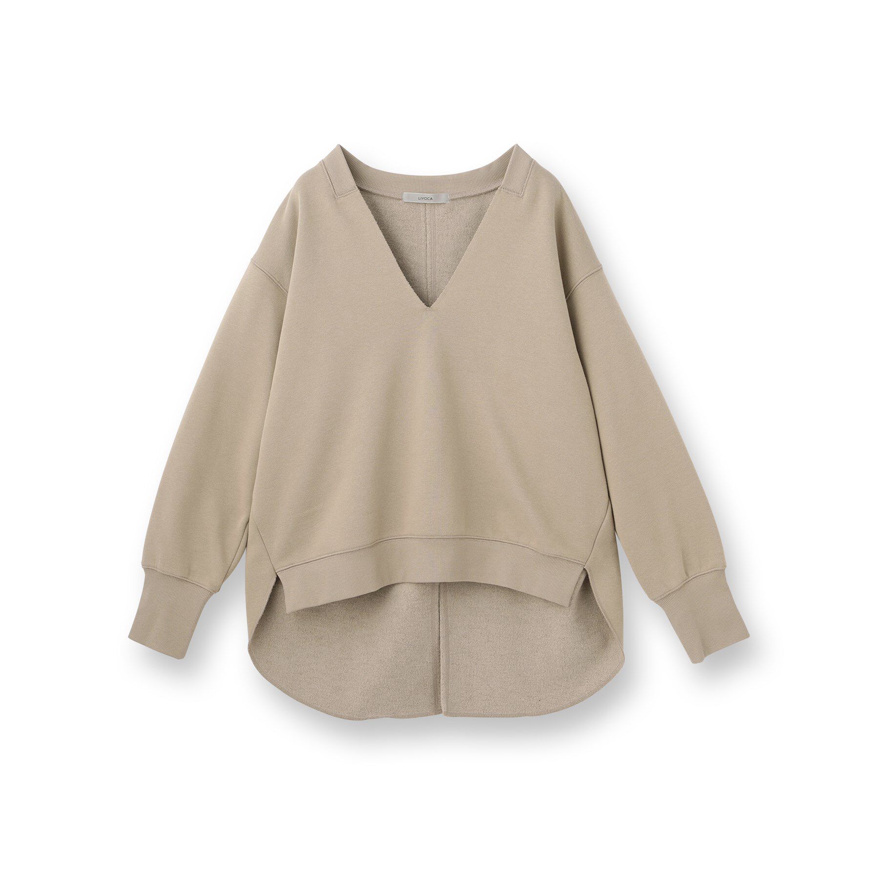 UNTITLED「【Liyoca】ソフト裏毛Vネックプルオーバー」|Tシャツ・カットソー|