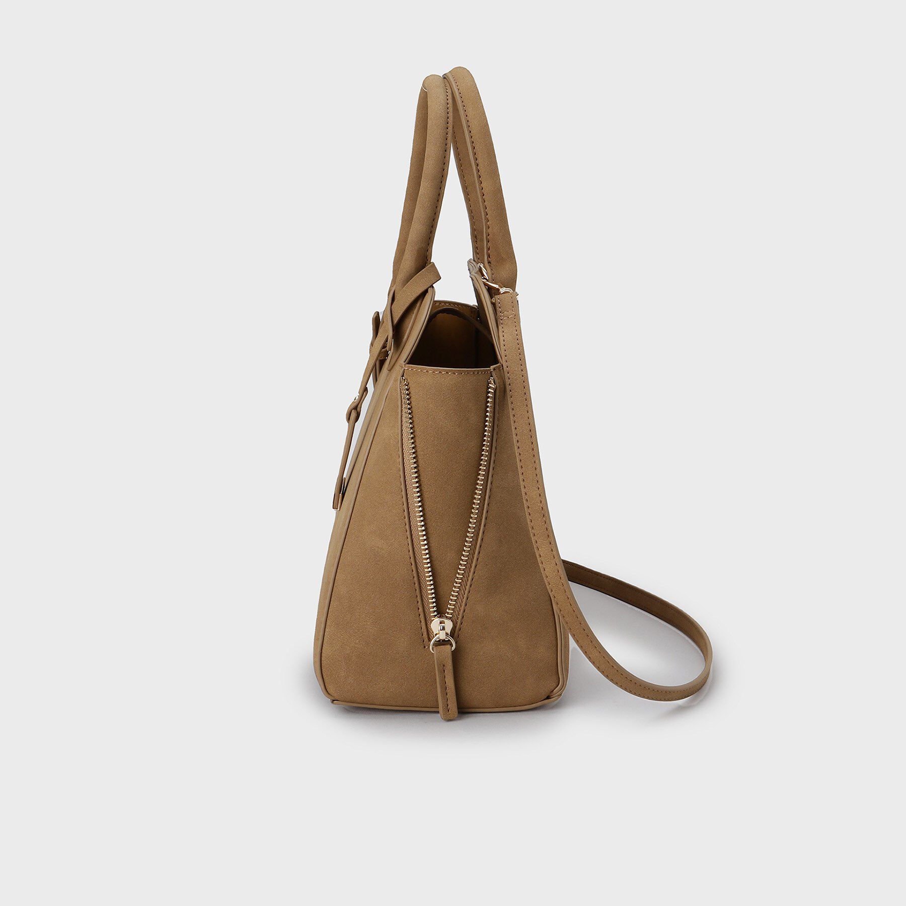 UNTITLED「スエード調ZIPトート」|トートバッグ|