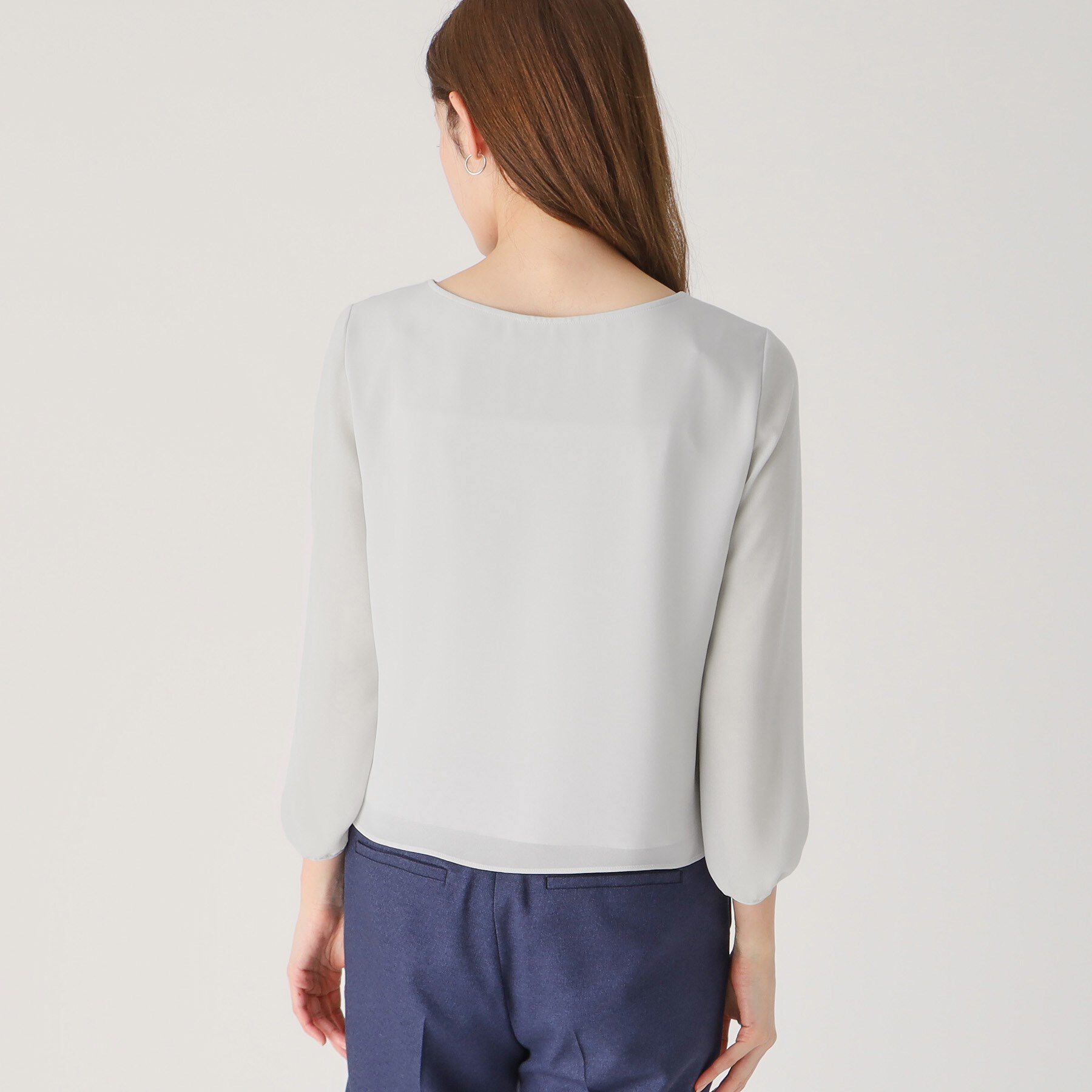 COUP DE CHANCE「【洗える／日本製／通勤】カシュクール風ブラウス」|シャツ・ブラウス|