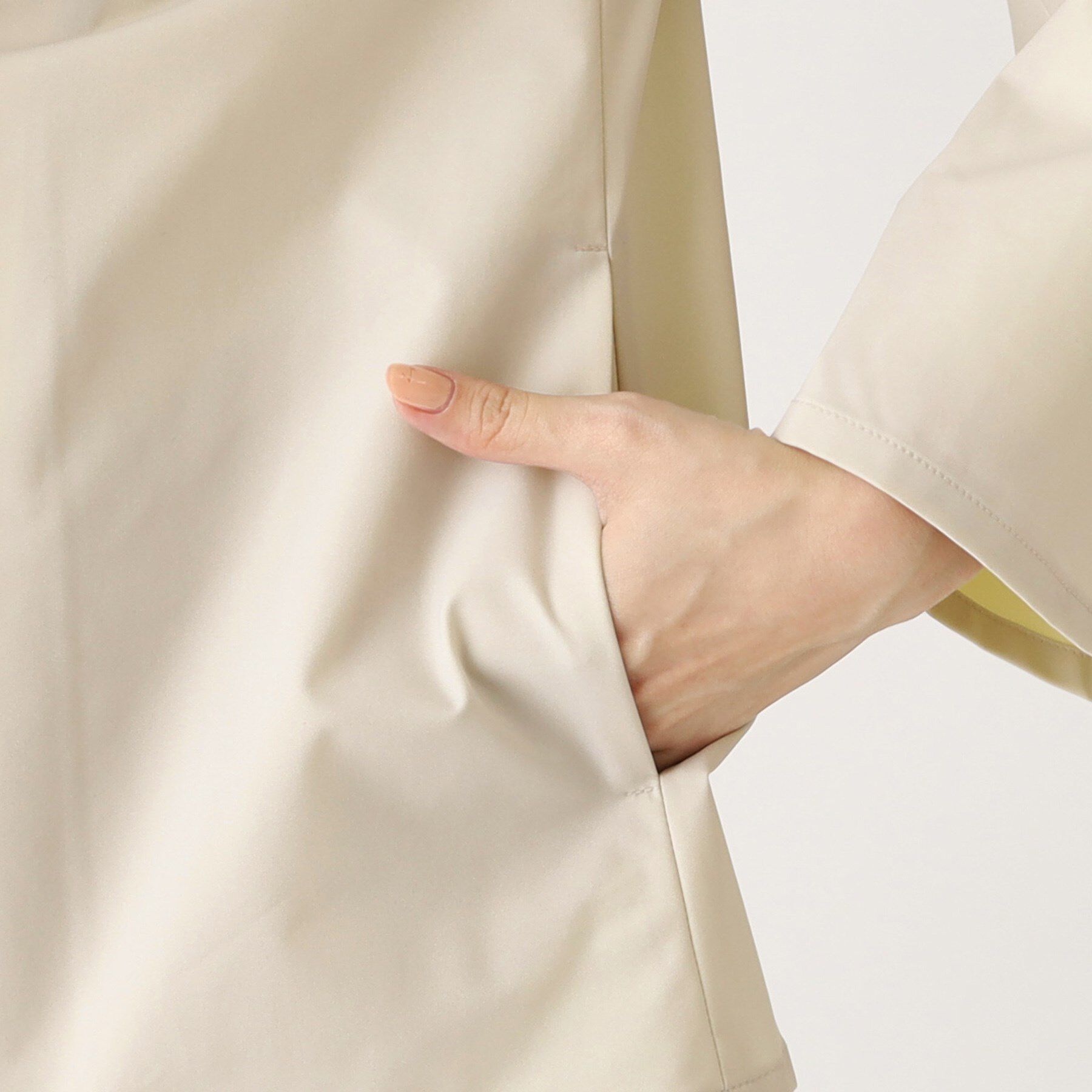 COUP DE CHANCE「【洗える】配色使いショート丈コート」|その他|