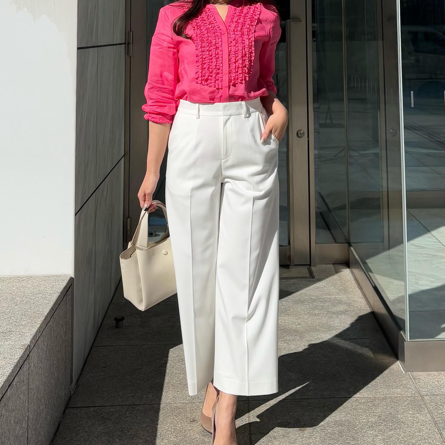 COUP DE CHANCE「【洗える／日本製】ストレートワイドパンツ」|その他|