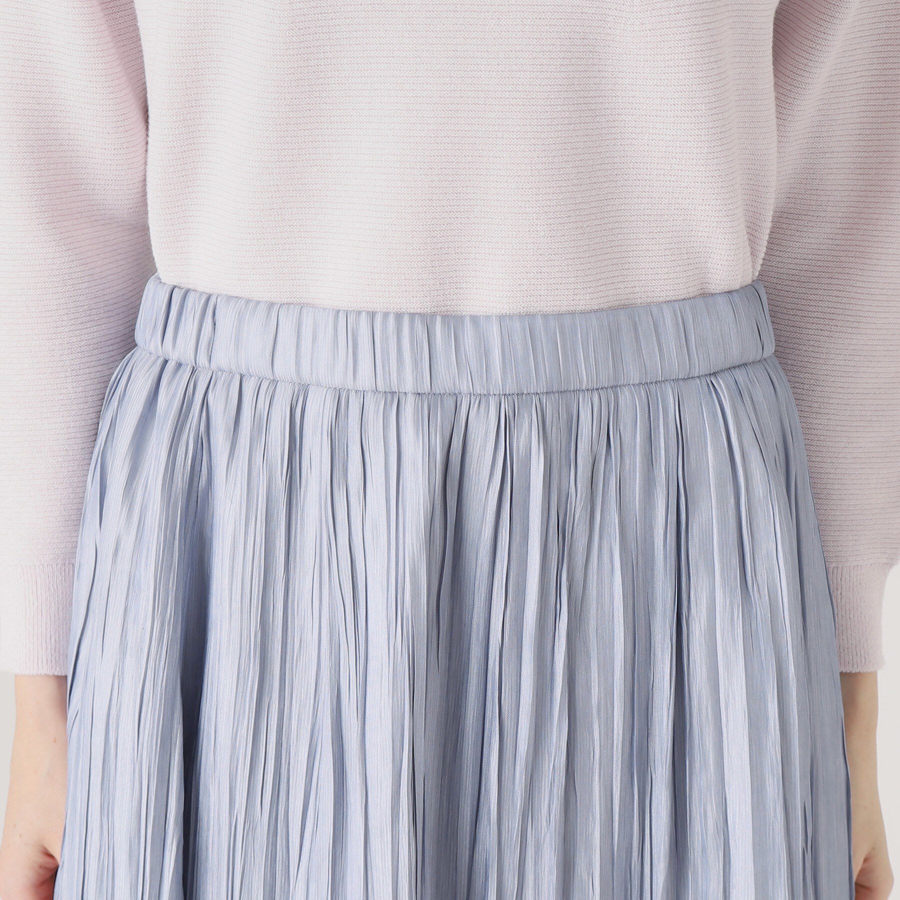 COUP DE CHANCE「【洗える／日本製／ウエストゴム】ランダムプリーツスカート」|スカート|