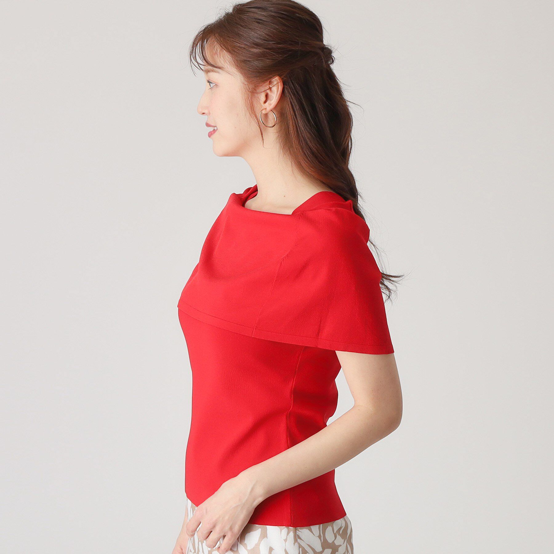 COUP DE CHANCE「【洗える】オフショルダーニットトップス」|ニット・セーター|