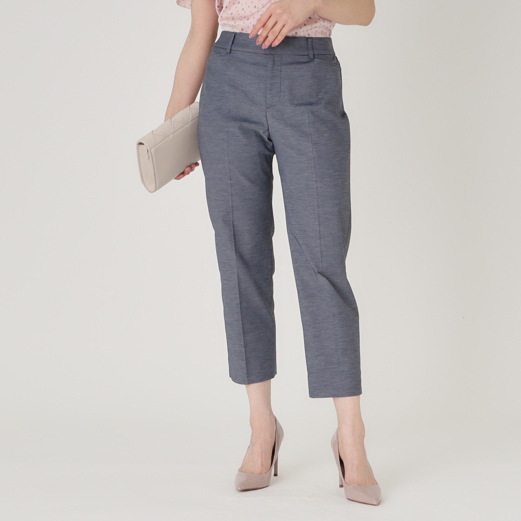 COUP DE CHANCE「【洗える】テーパードパンツ」|その他|ネイビー(494)