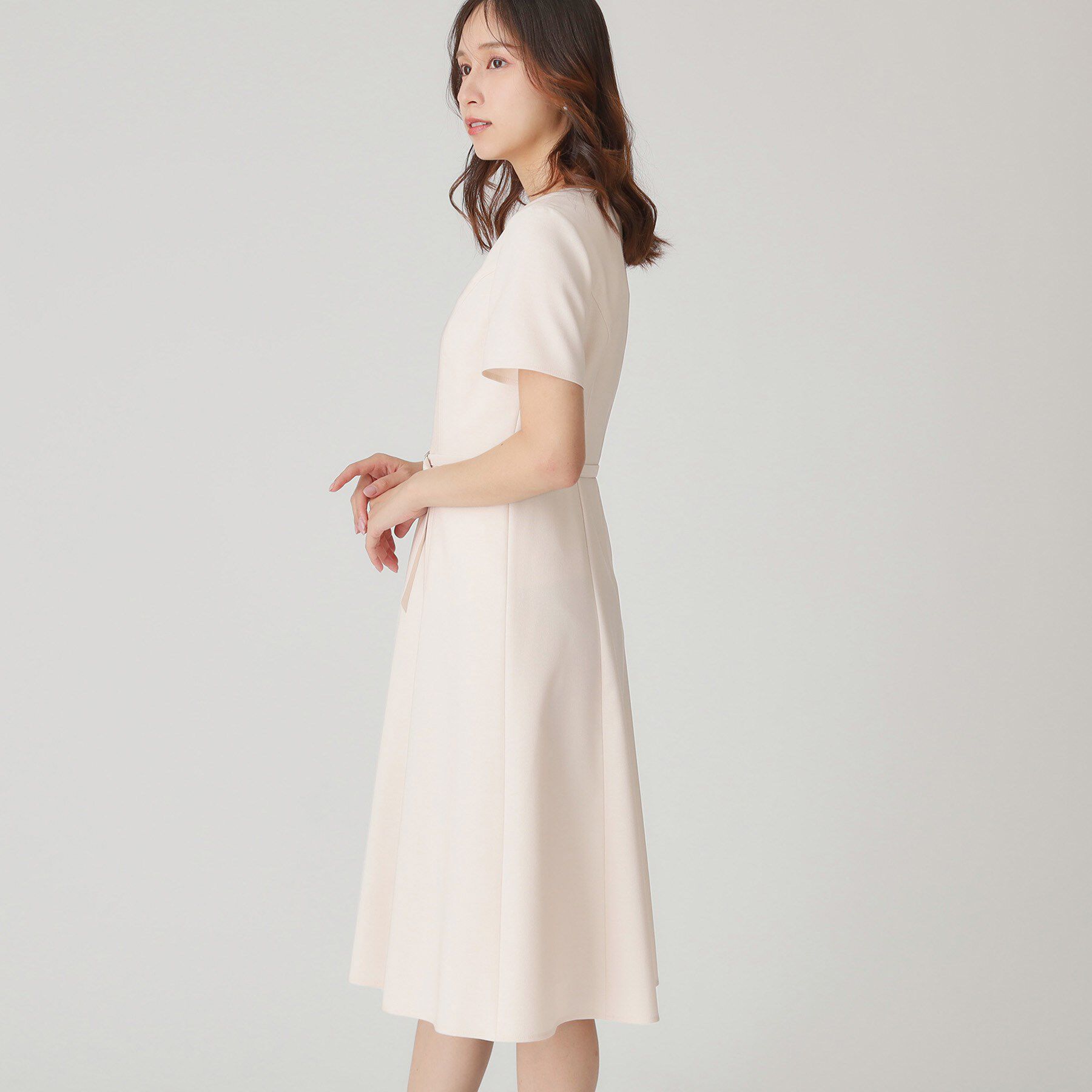 COUP DE CHANCE「【手洗い可／日本製】Aラインフレアワンピース」|ワンピース|