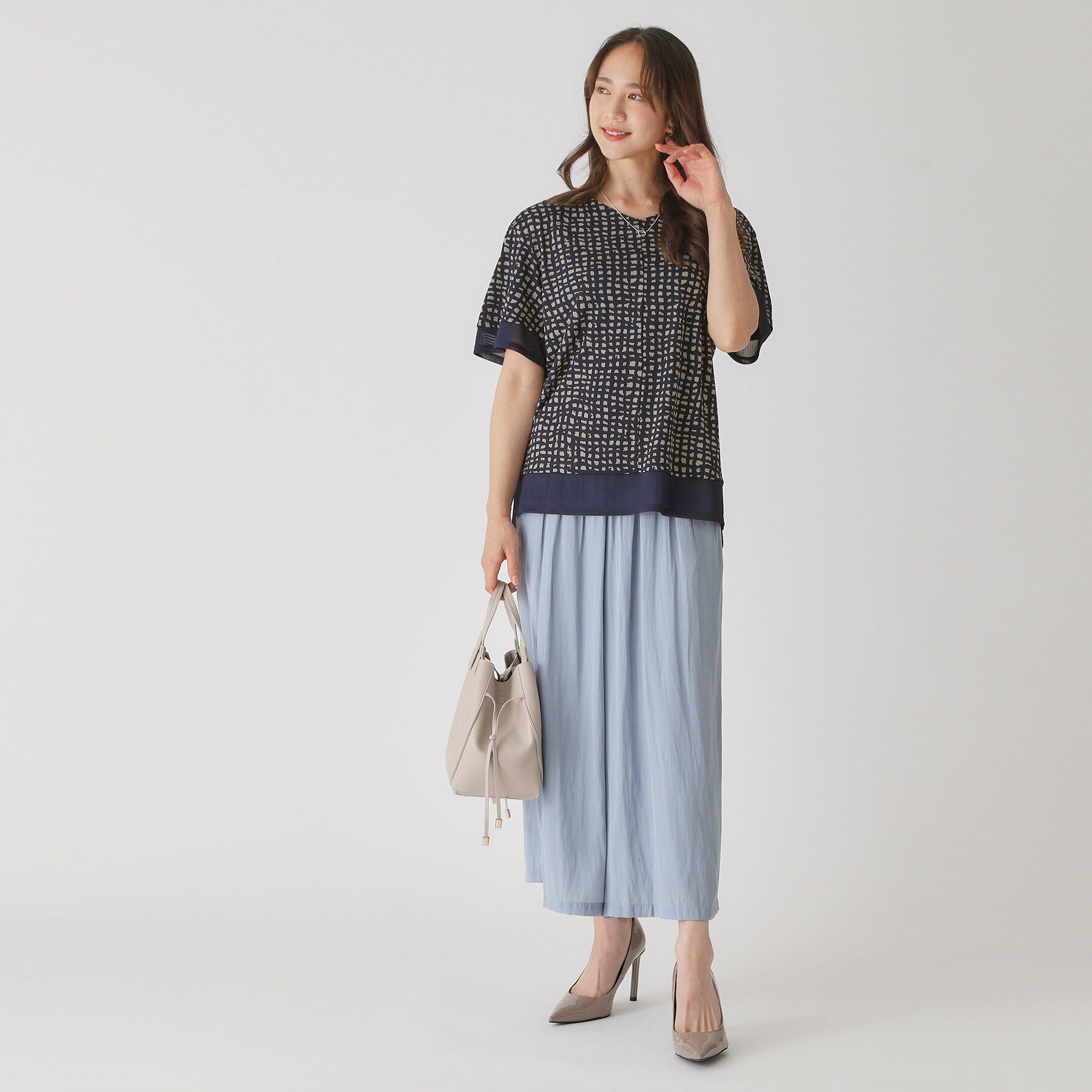 COUP DE CHANCE「【手洗い可】リラクシージャージトップス」|Tシャツ・カットソー|