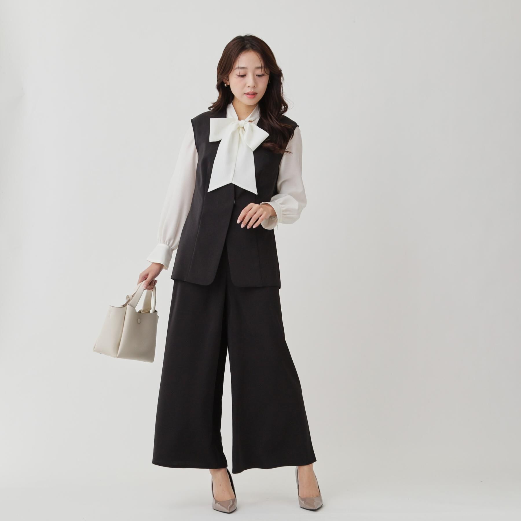 COUP DE CHANCE「【手洗い可／日本製】サイドスリット入りワイドパンツ」|その他|