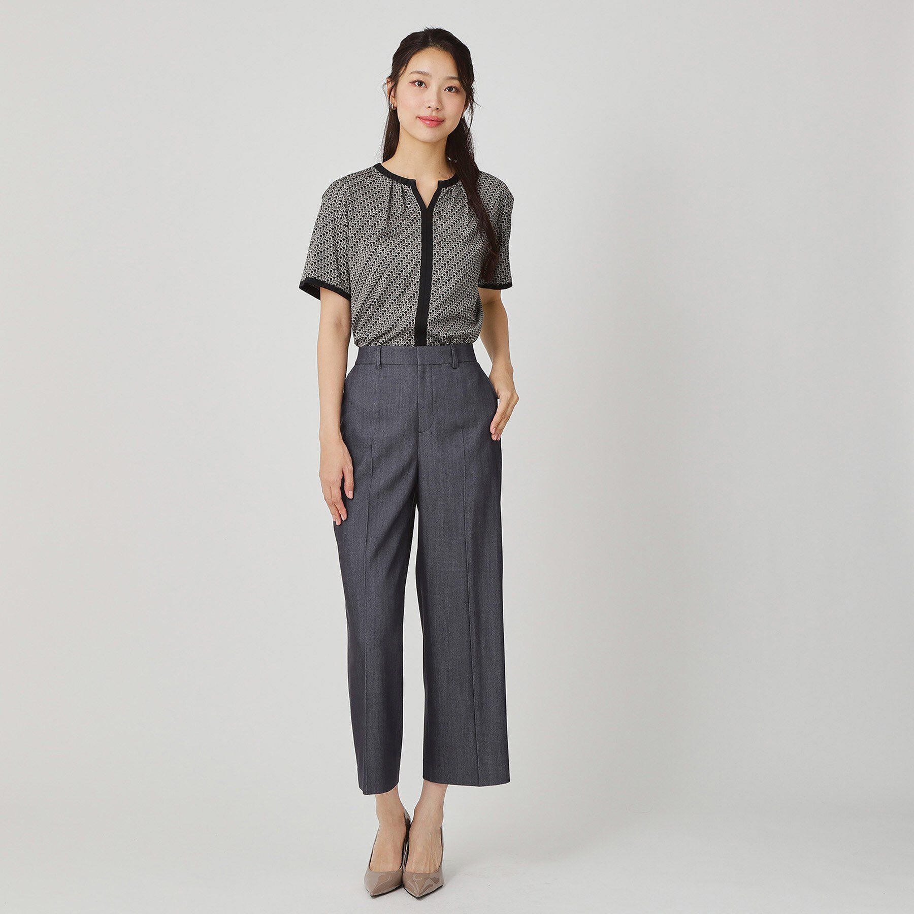 COUP DE CHANCE「【手洗い可／日本製】きれいめデニム風パンツ」|その他|