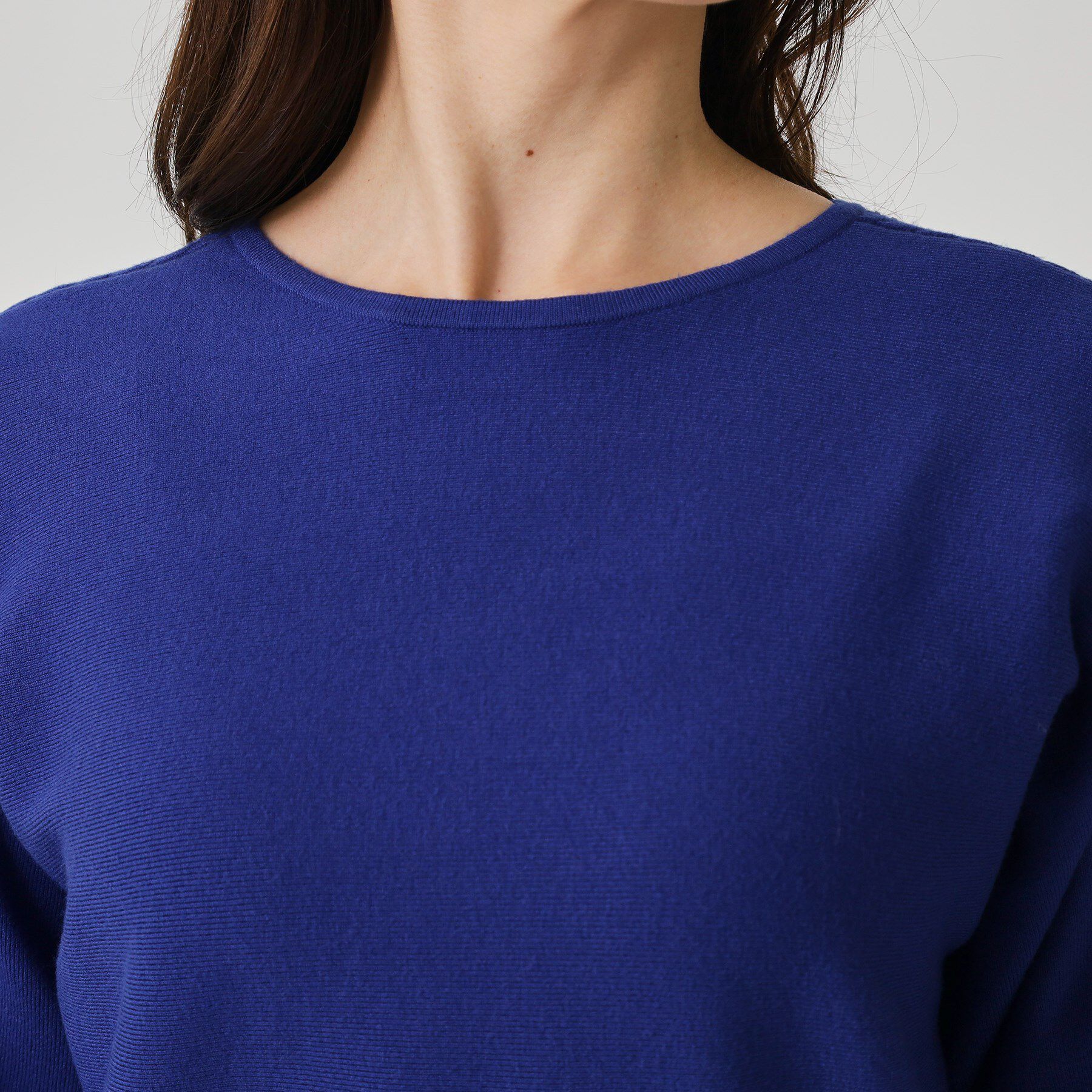 COUP DE CHANCE「【手洗い可】ケーブルビーズ袖デザインニット」|ニット・セーター|