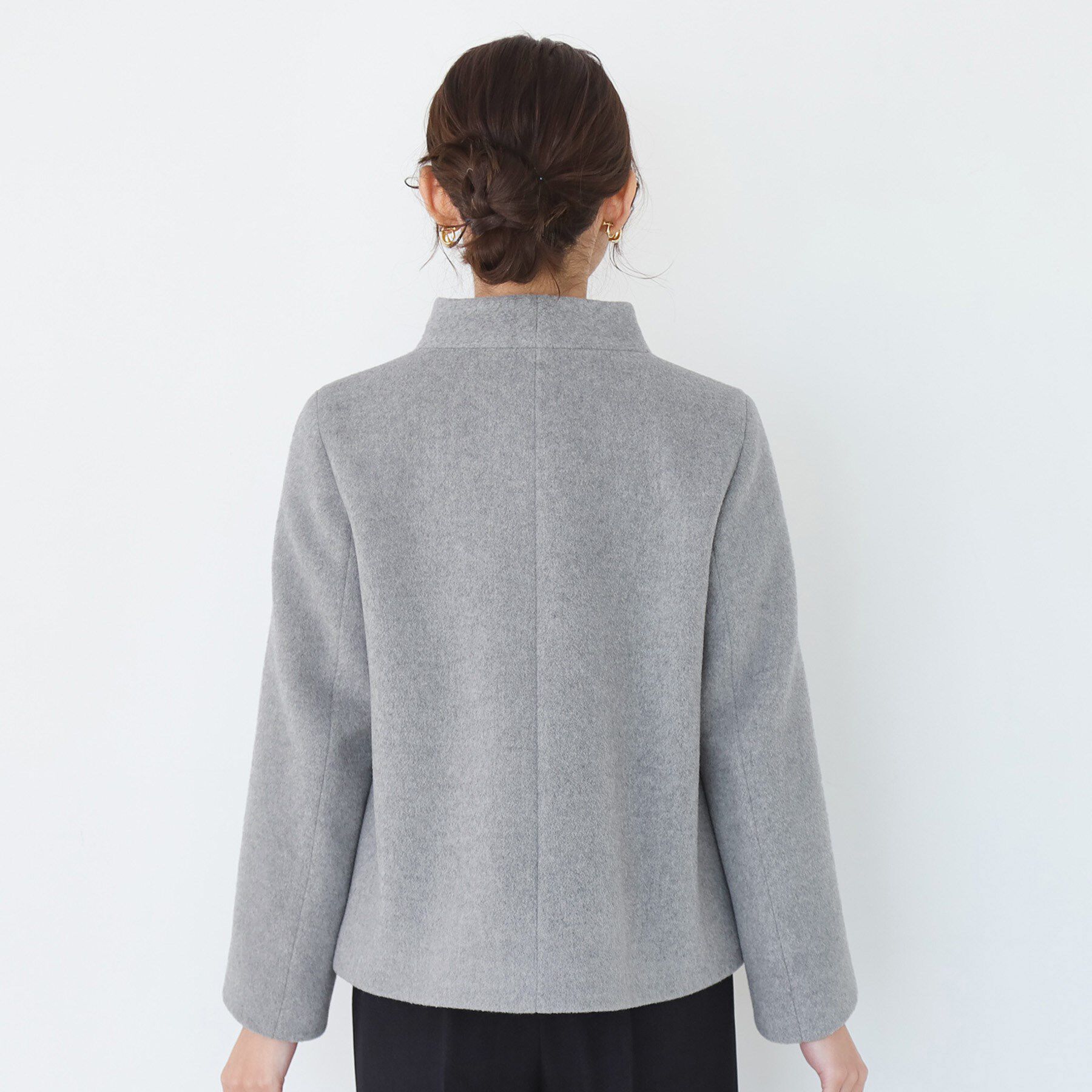 COUP DE CHANCE「【日本製】スタンドカラーのショート丈コート」|その他|