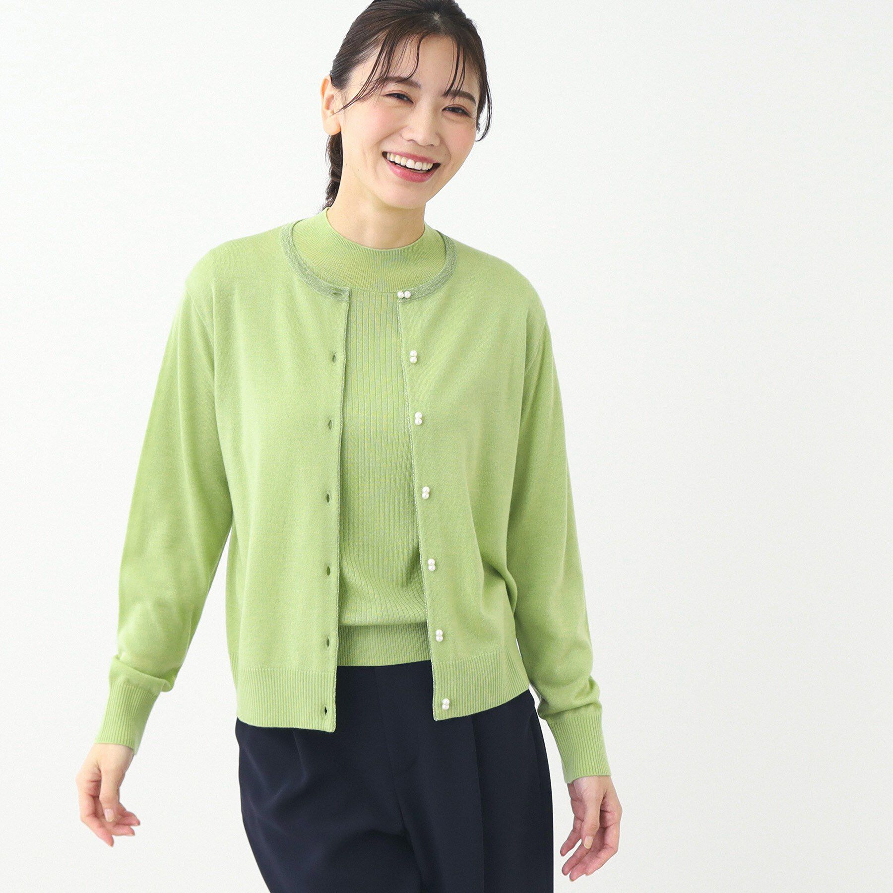 Reflect「【夏SALE／手洗い可】カーディガン＋ニットツインセット」|その他|