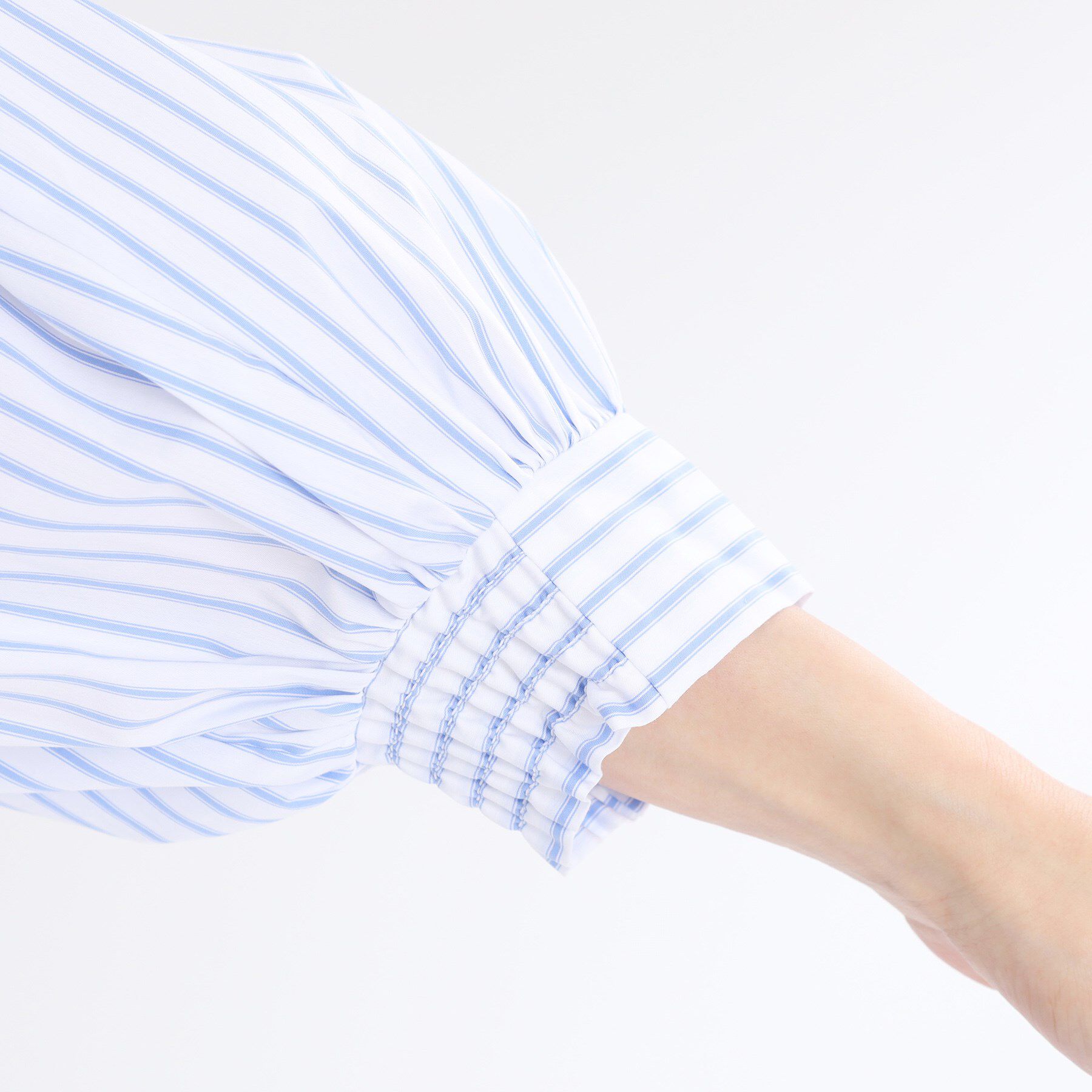 Reflect「【夏SALE／E‐QUALITY／手洗い可】ストライプシャツ」|シャツ・ブラウス|