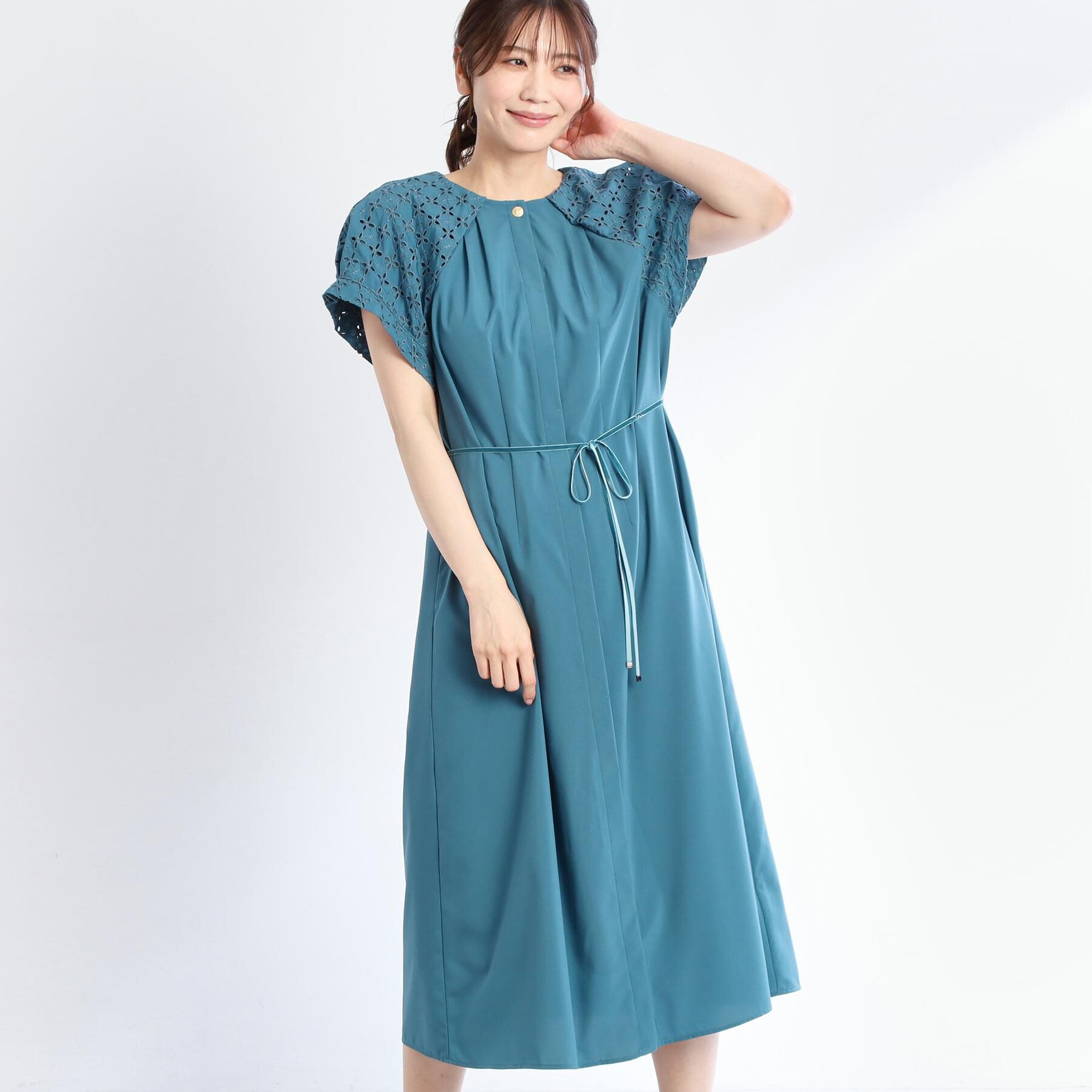 Reflect「カットワークレーススリーブワンピース」|ワンピース|