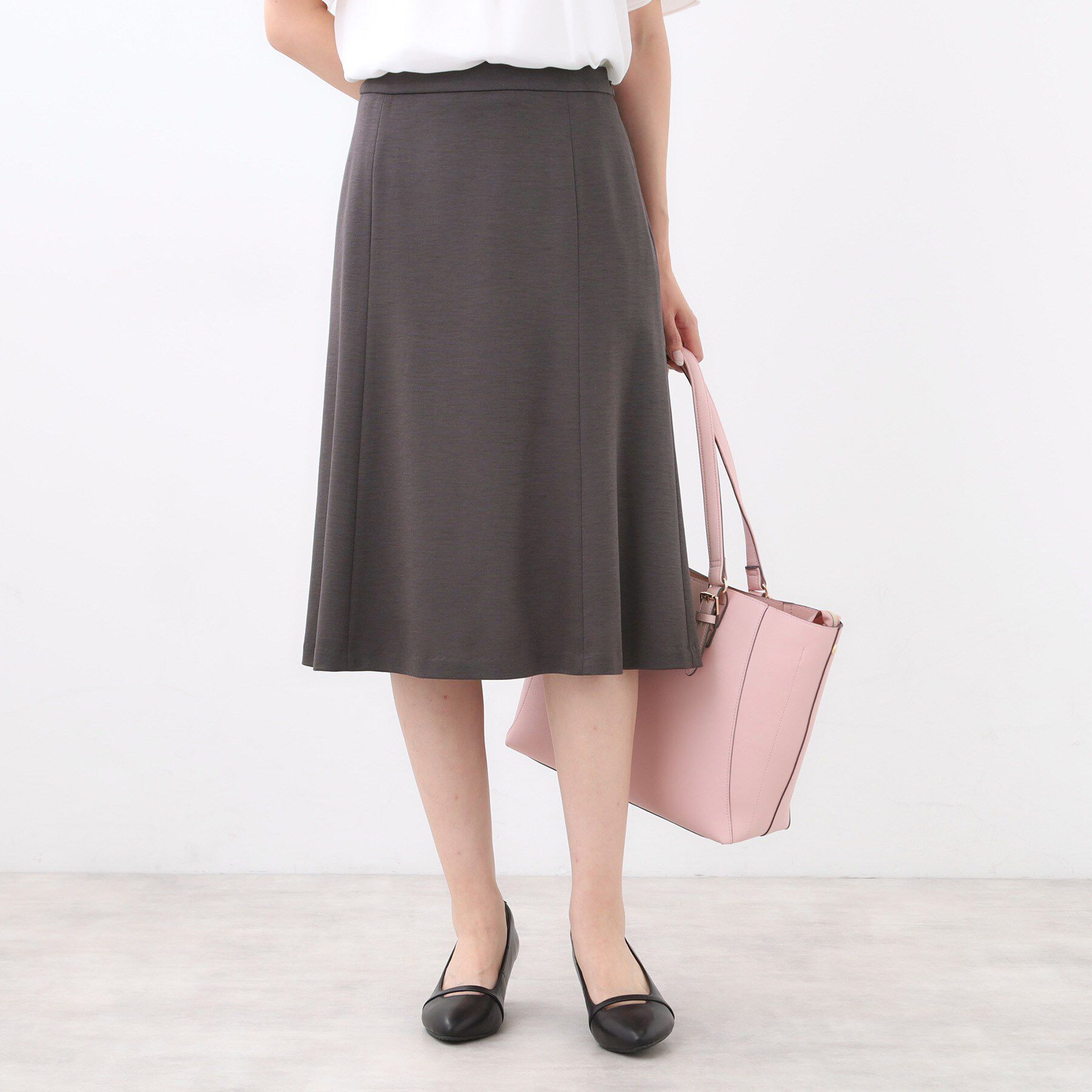 Reflect「【匠シリーズ／すっきり細見え／セットアップ可】ソフトフレアスカート」|スカート|
