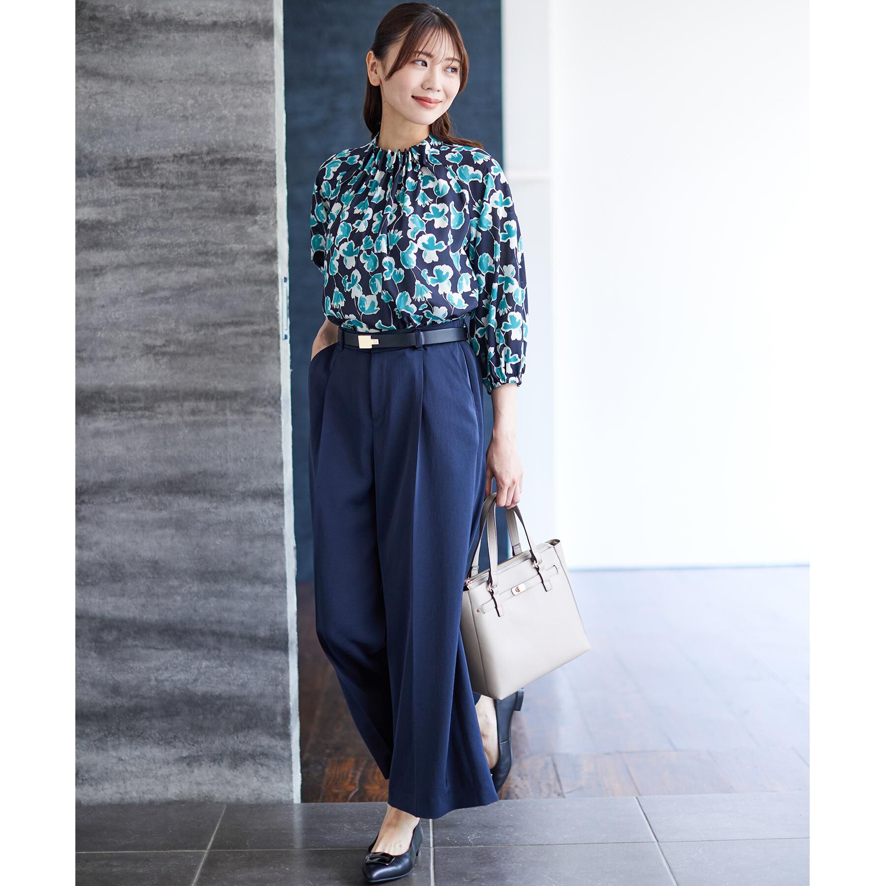 Reflect「【透けない】フルレングスワイドストレートパンツ」|その他|