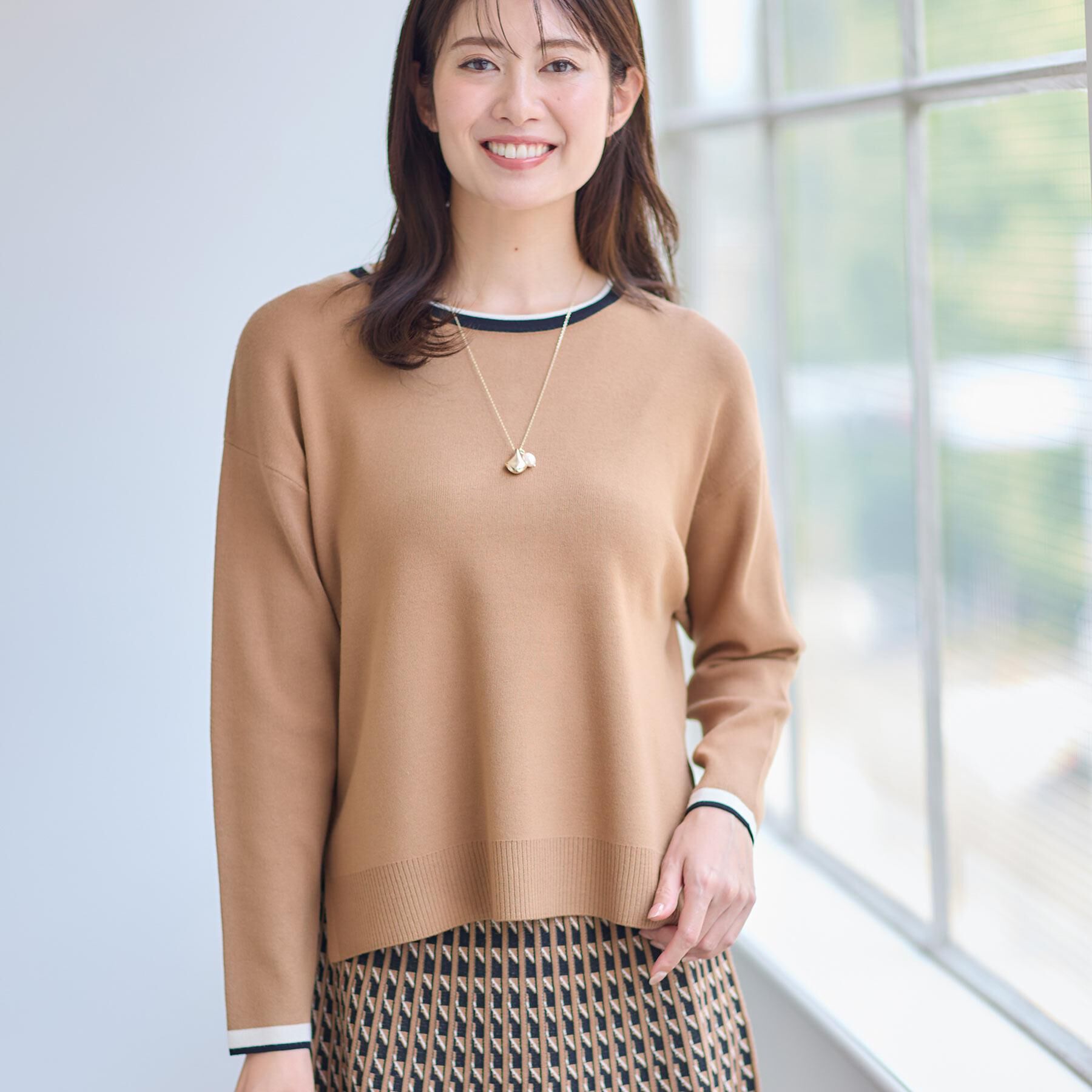 Reflect「【WEB先行カラーあり／セットアップ可】ゆったりフォルムニット」|ニット・セーター|