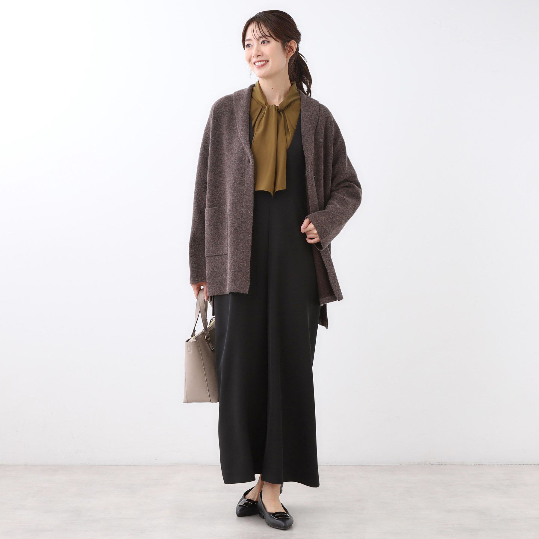 Reflect「【ライトアウター／気軽な羽織に◎】オフボディカーディガン」|カーディガン|