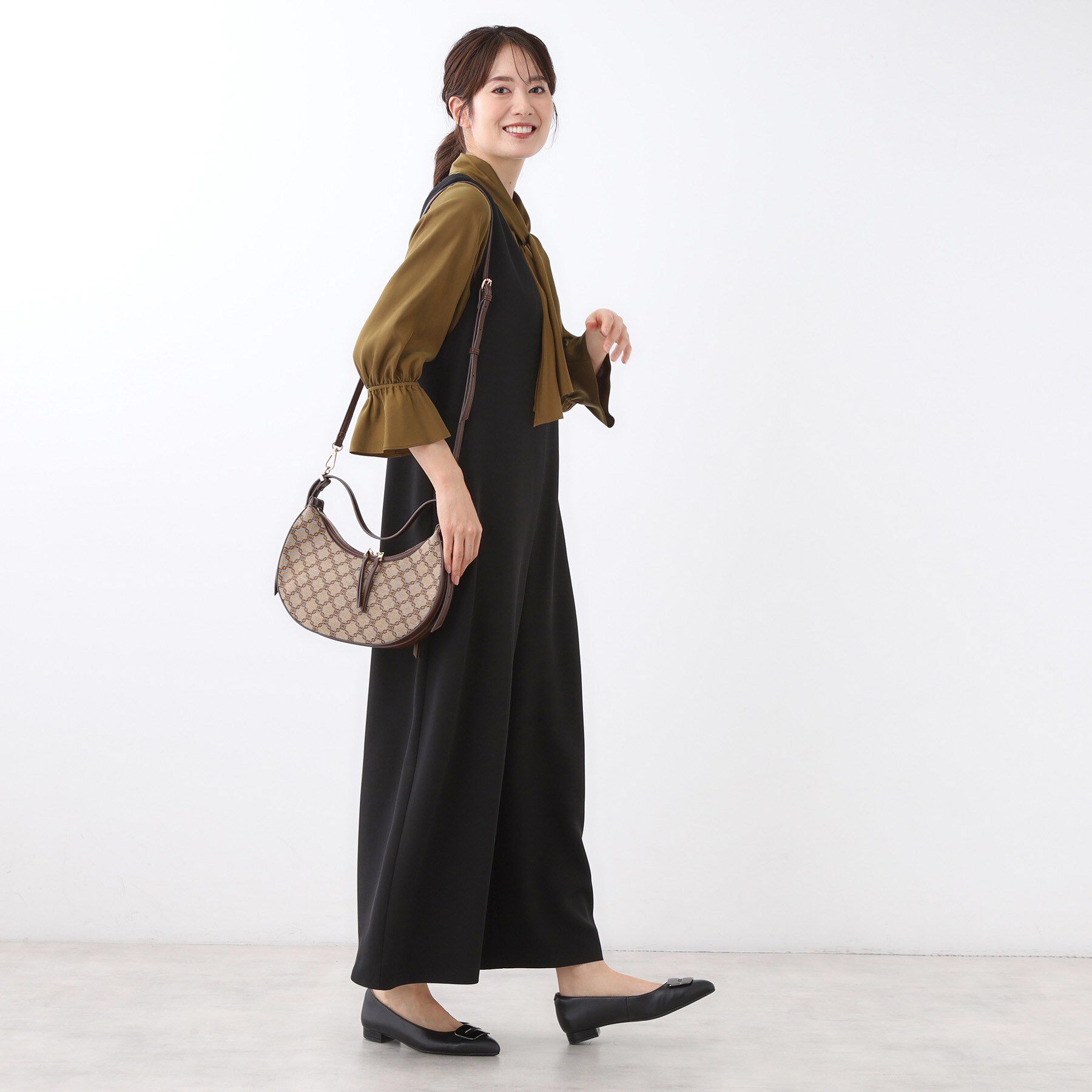 Reflect「【すっきり縦長シルエット】サロペットパンツ」|オールインワン|