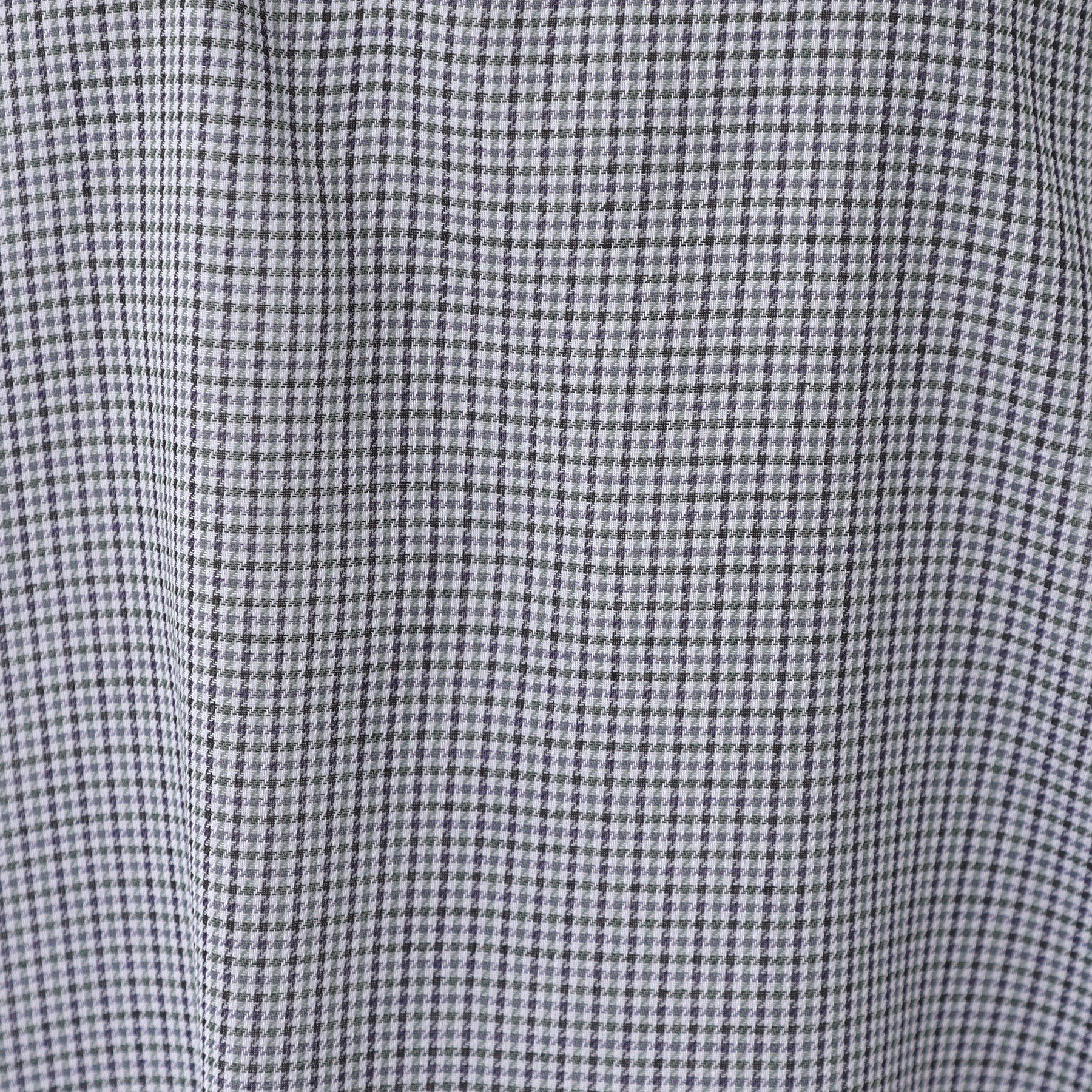 Reflect「【長め丈／ドライタッチ】ガンクラブチェック柄ブラウス」|シャツ・ブラウス|