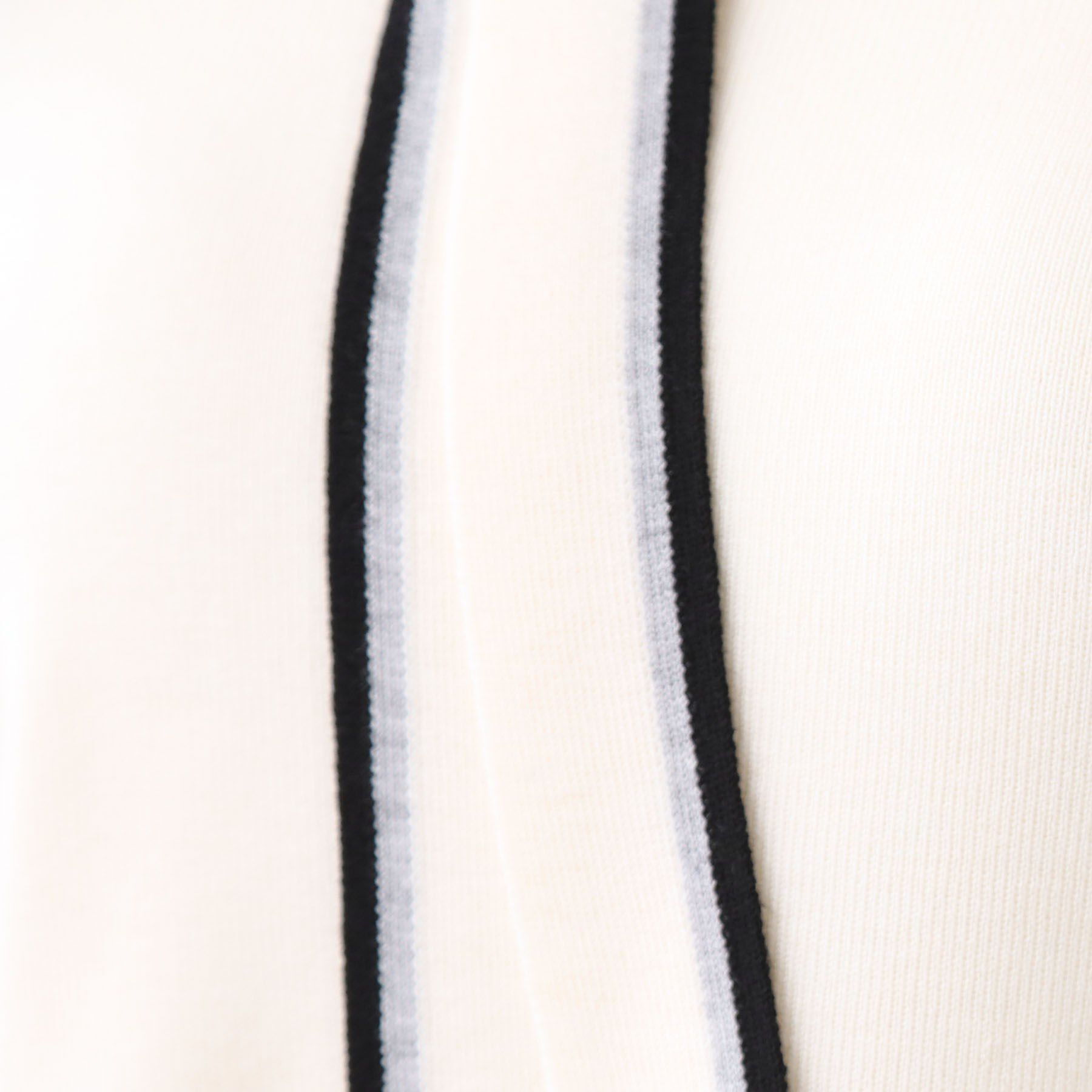 Reflect「【秋映え／なめらかな着心地】バイカラーボウタイ付きニット」|ニット・セーター|